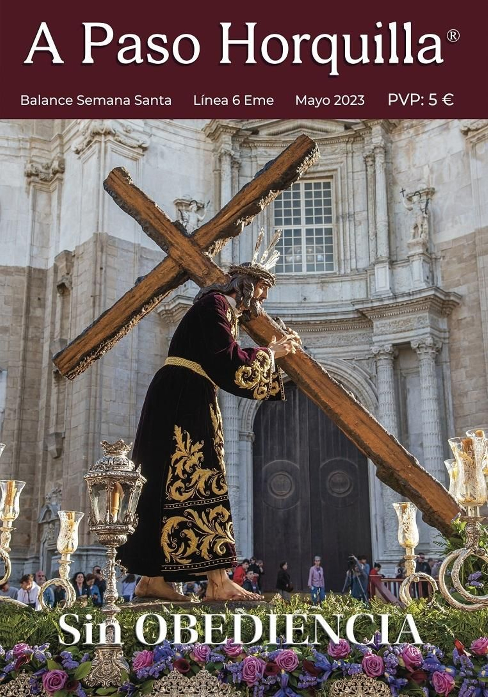 Portada de la  revista A Paso Horquilla de balance de la Semana Santa 2023.