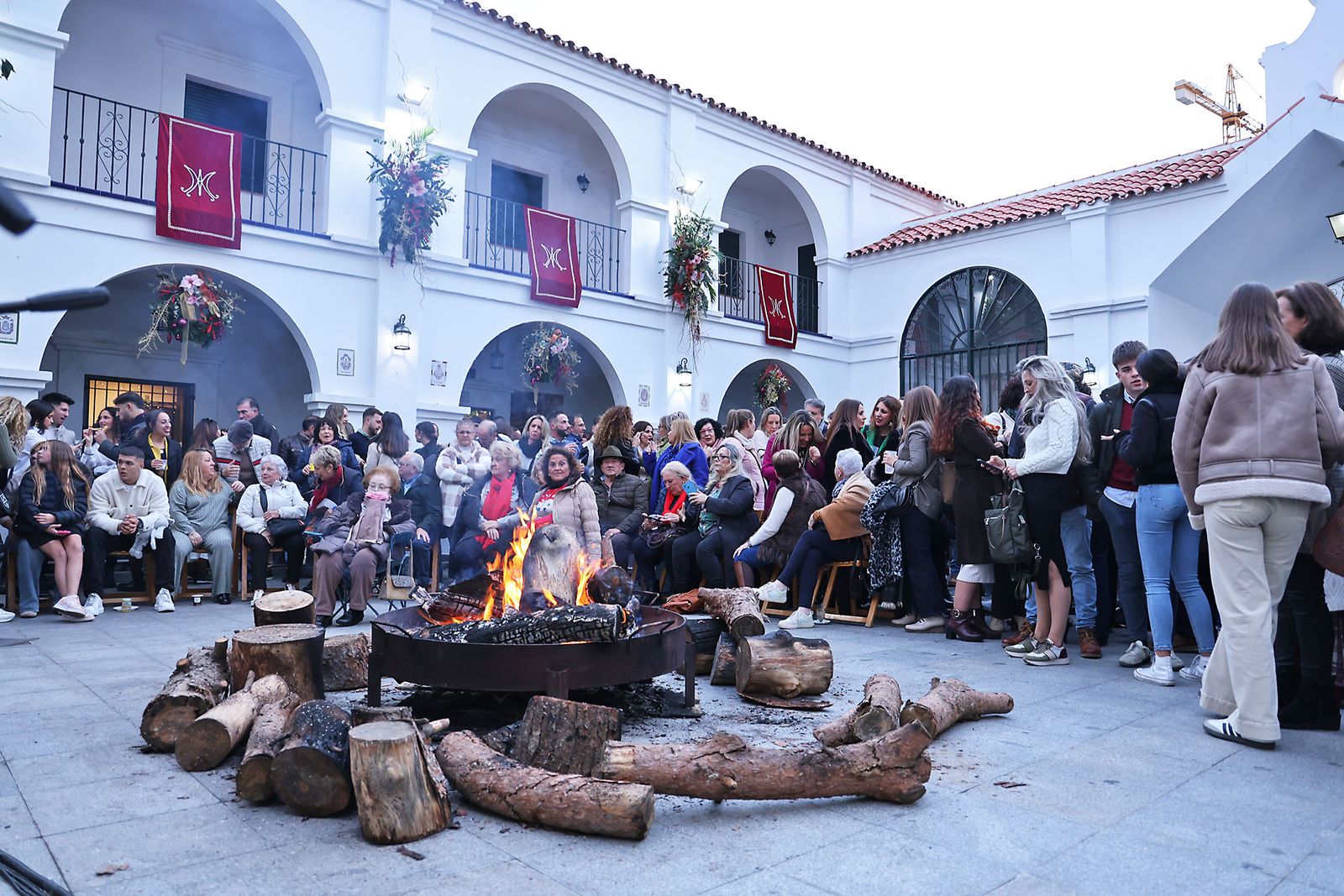 Imágenes de la Zambombaen la Hermandad del Rocío de Huelva