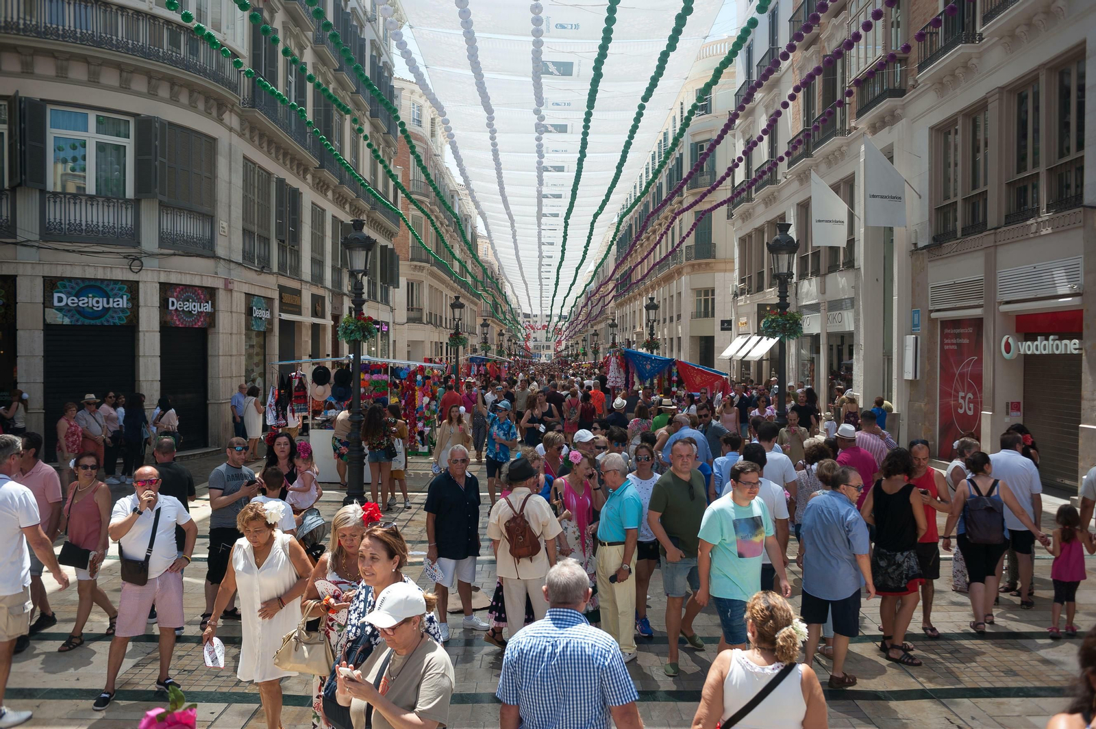El primer día de la Feria de Málaga en el Centro, en fotos