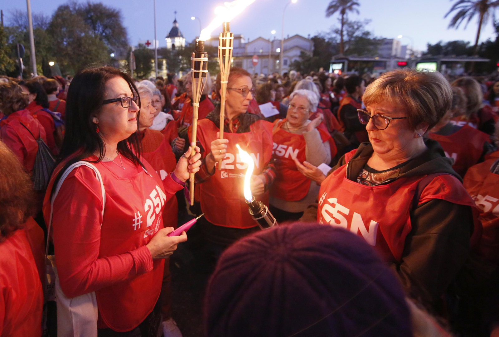 La manifestación en Córdoba contra la violencia de género, en fotografías