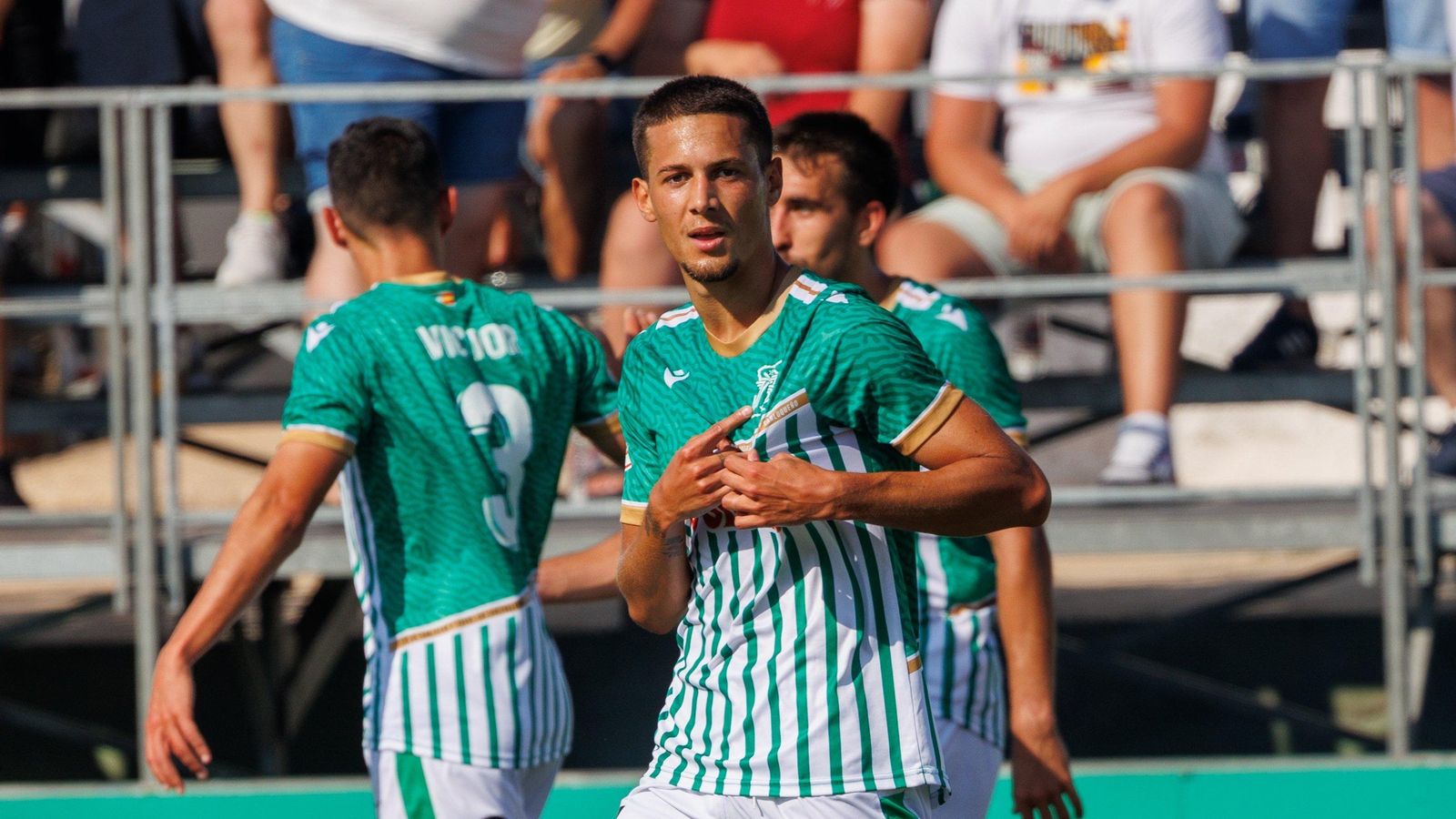 Alan Godoy, cedido por el Alavés al Sanluqueño, le marcó a 'su' equipo en la ida disputada en El Palmar.