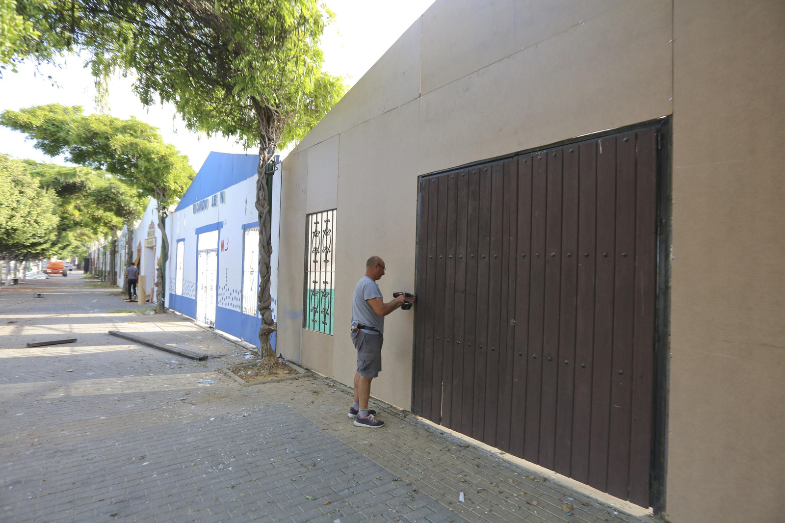 Las fotos de los preparativos para la Feria de Málaga 2019
