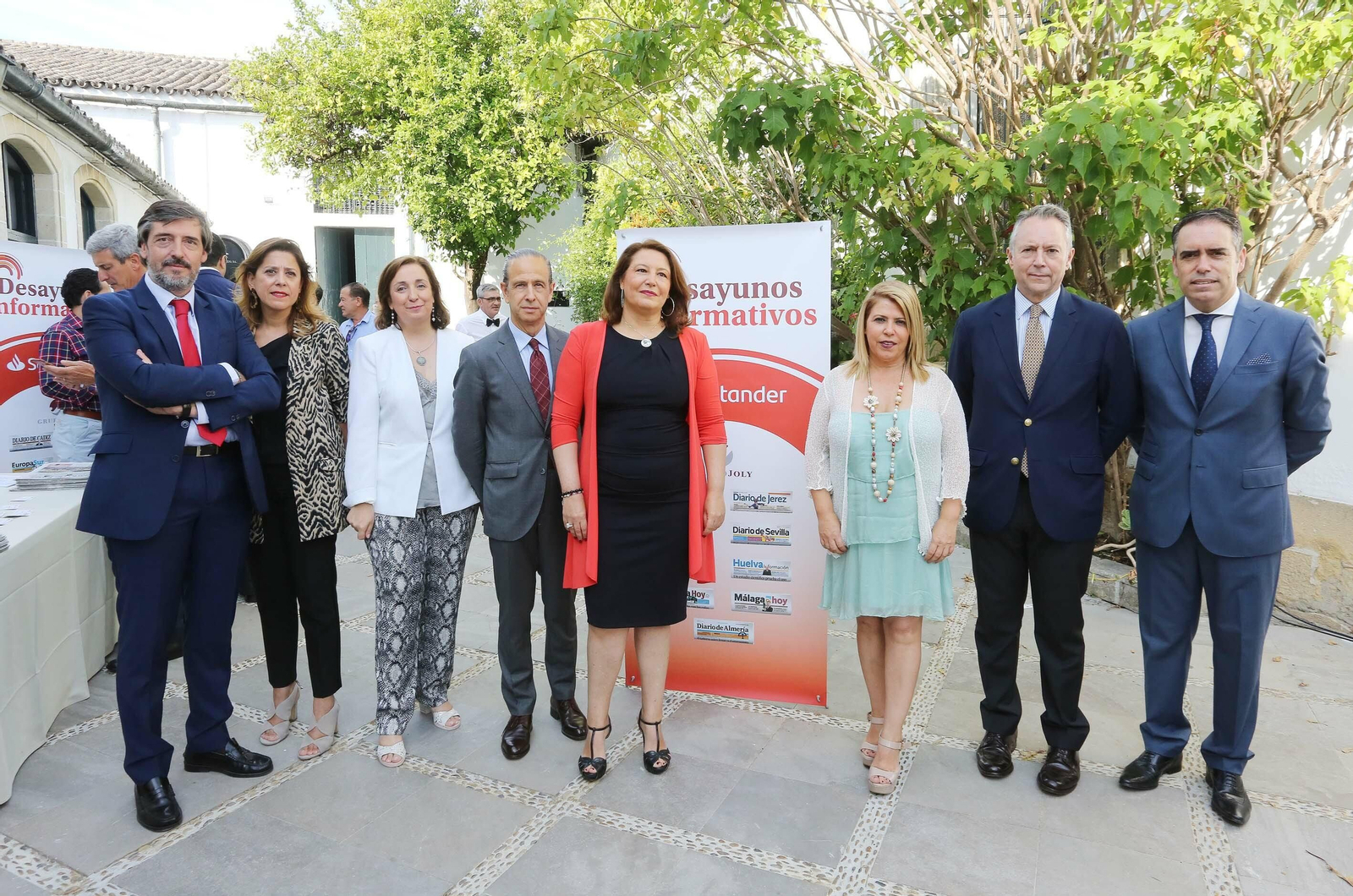 La consejera de agricultura y pesca Carmen Crespo en los desayunos del Banco de Santander y Grupo Joly