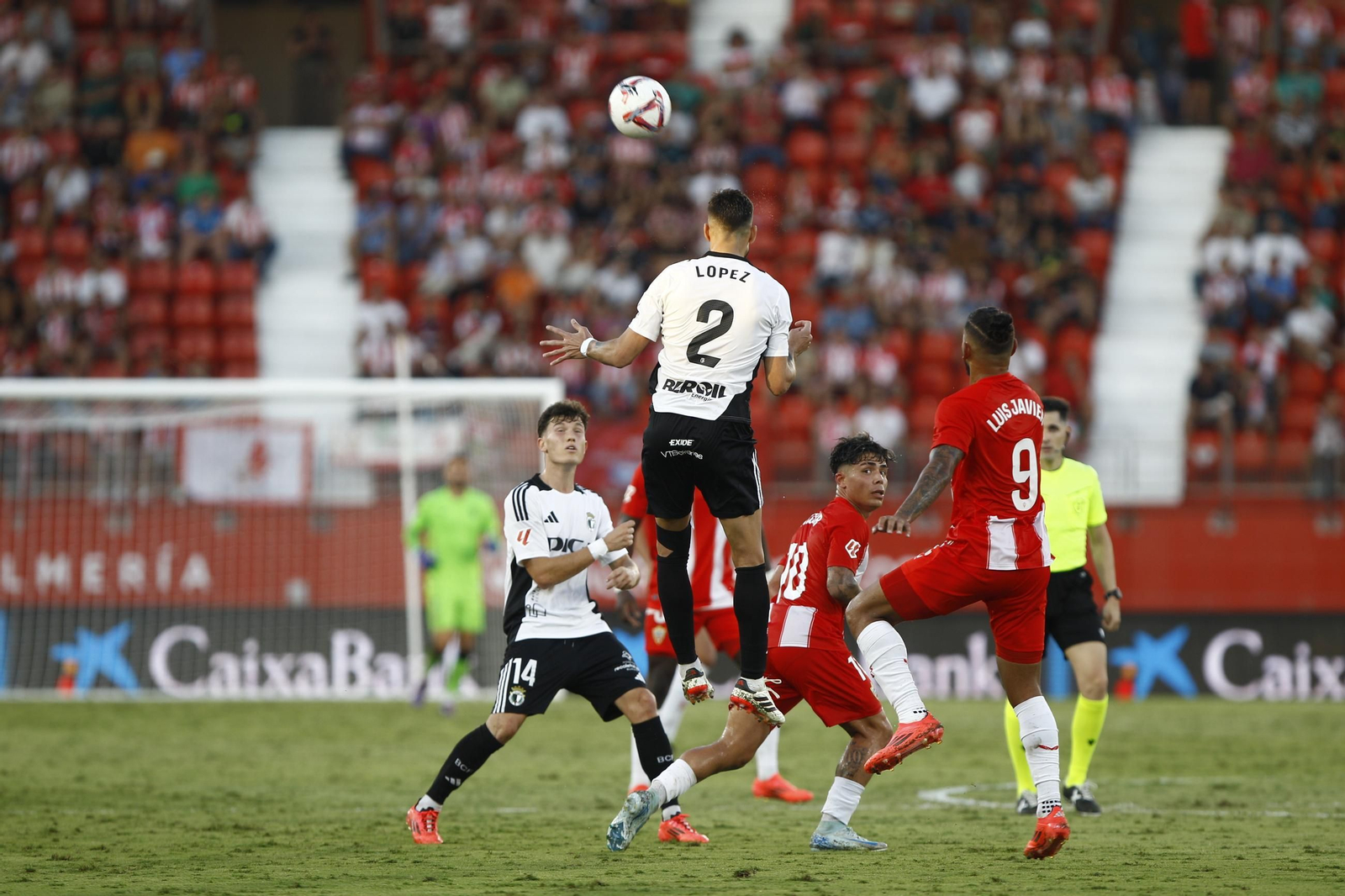 La victoria de la U.D. Almería ante el Real Burgos, en imágenes