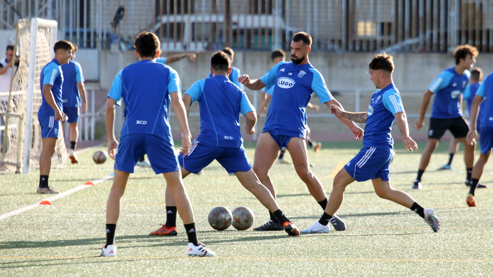 Juan Delgado sigue con su puesta a punto tras su lesión de rodilla.
