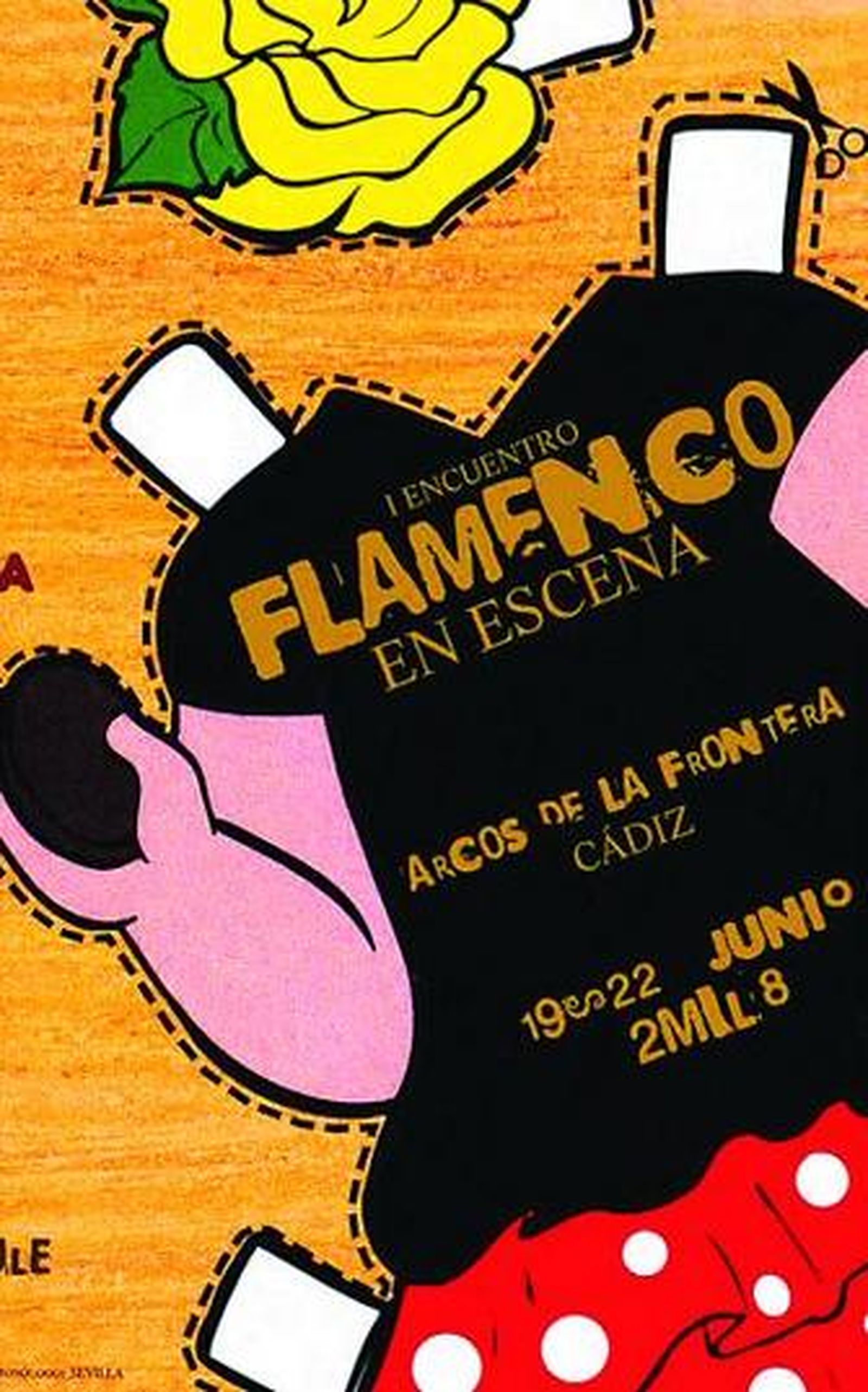 Cartel de Flamenco En escena.
