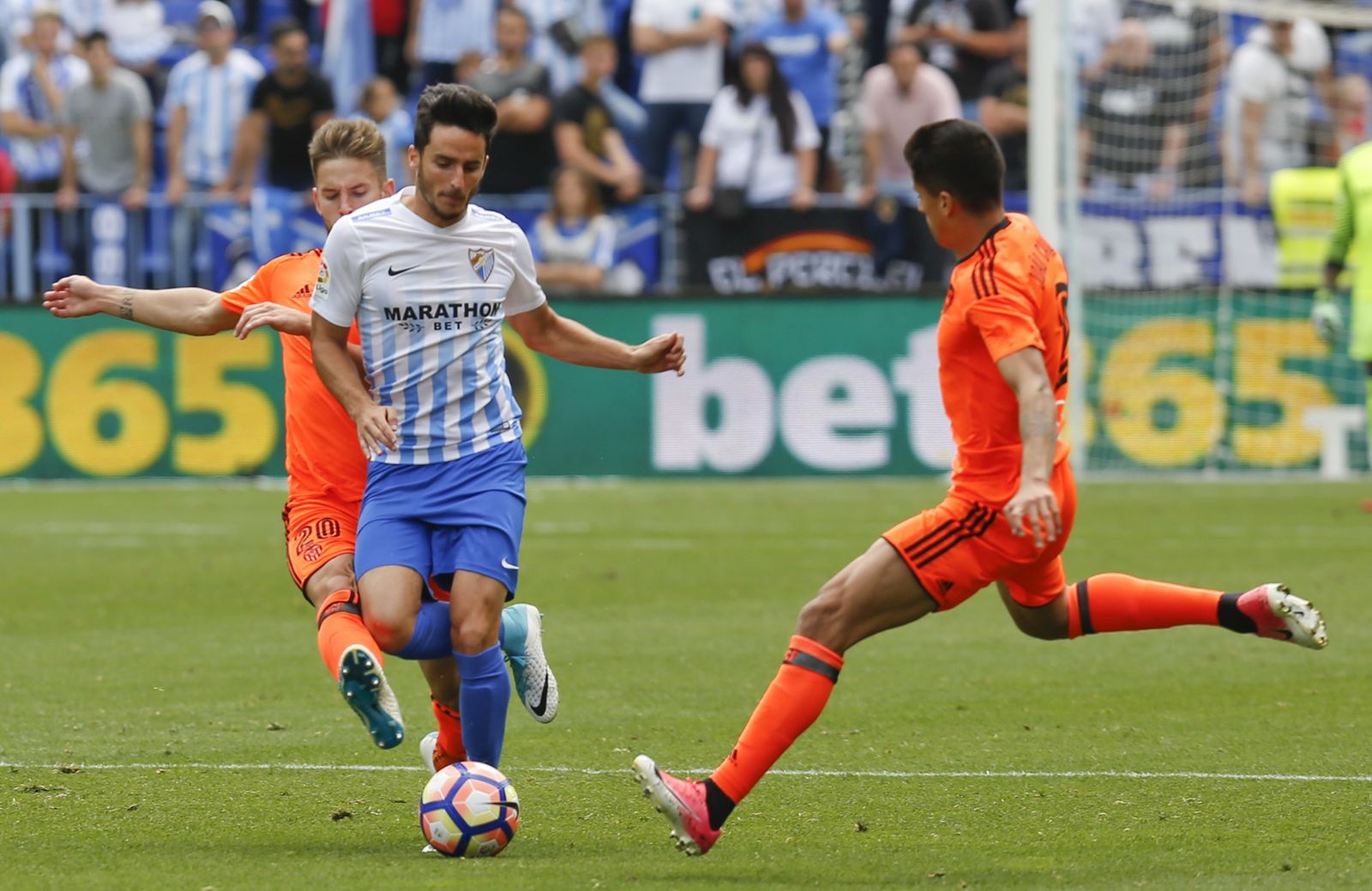 Las imágenes del Málaga-Valencia