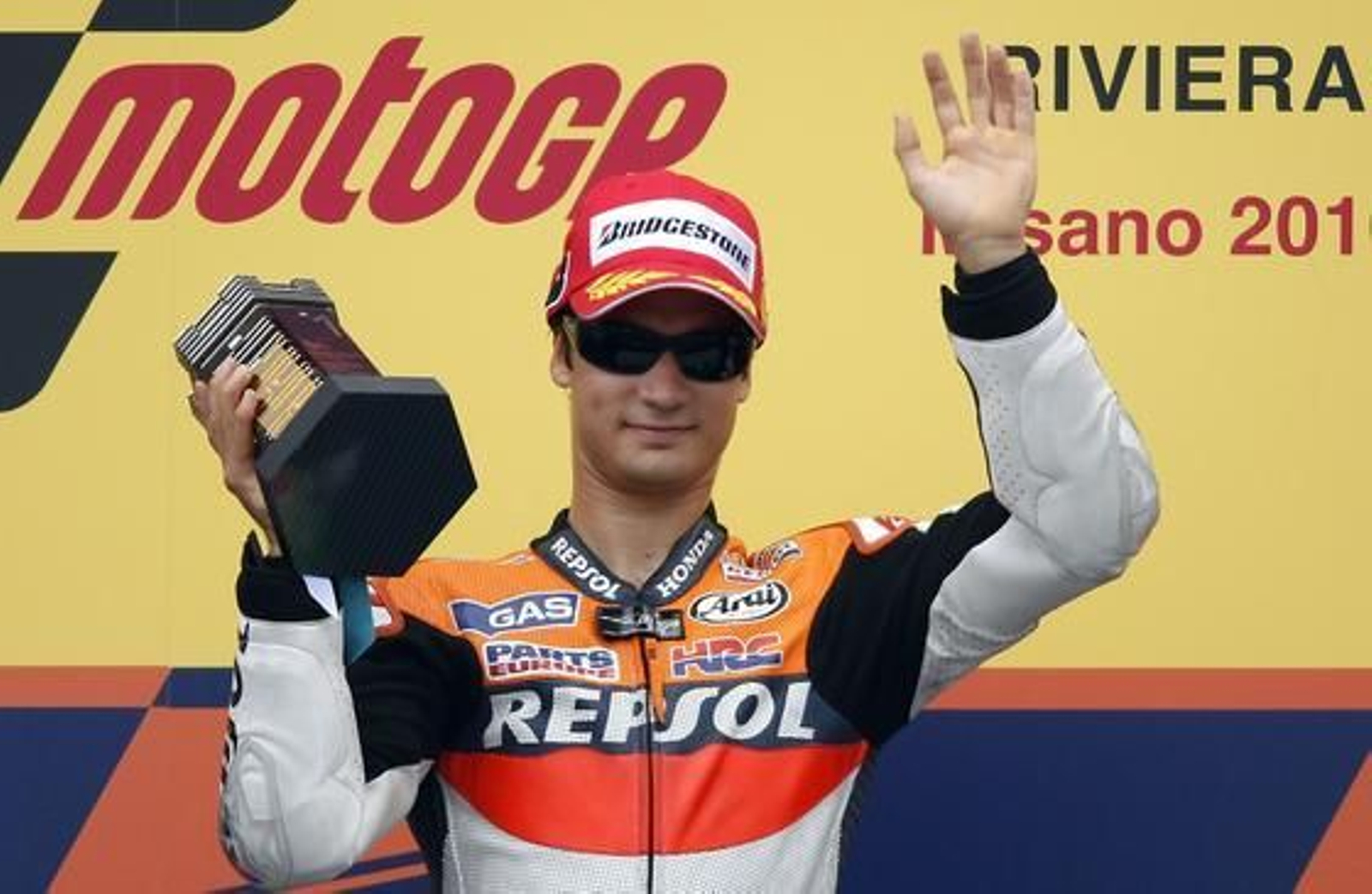 Dani Pedrosa, vencedor en el Gran Premio de San Marino.

Foto: Reuters