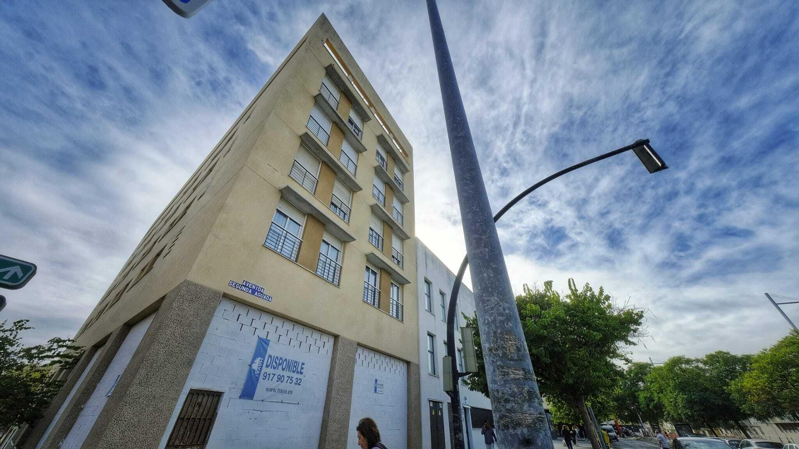 El edificio de la Corrala de la Bahía. El edificio de la Corrala de la Bahía.