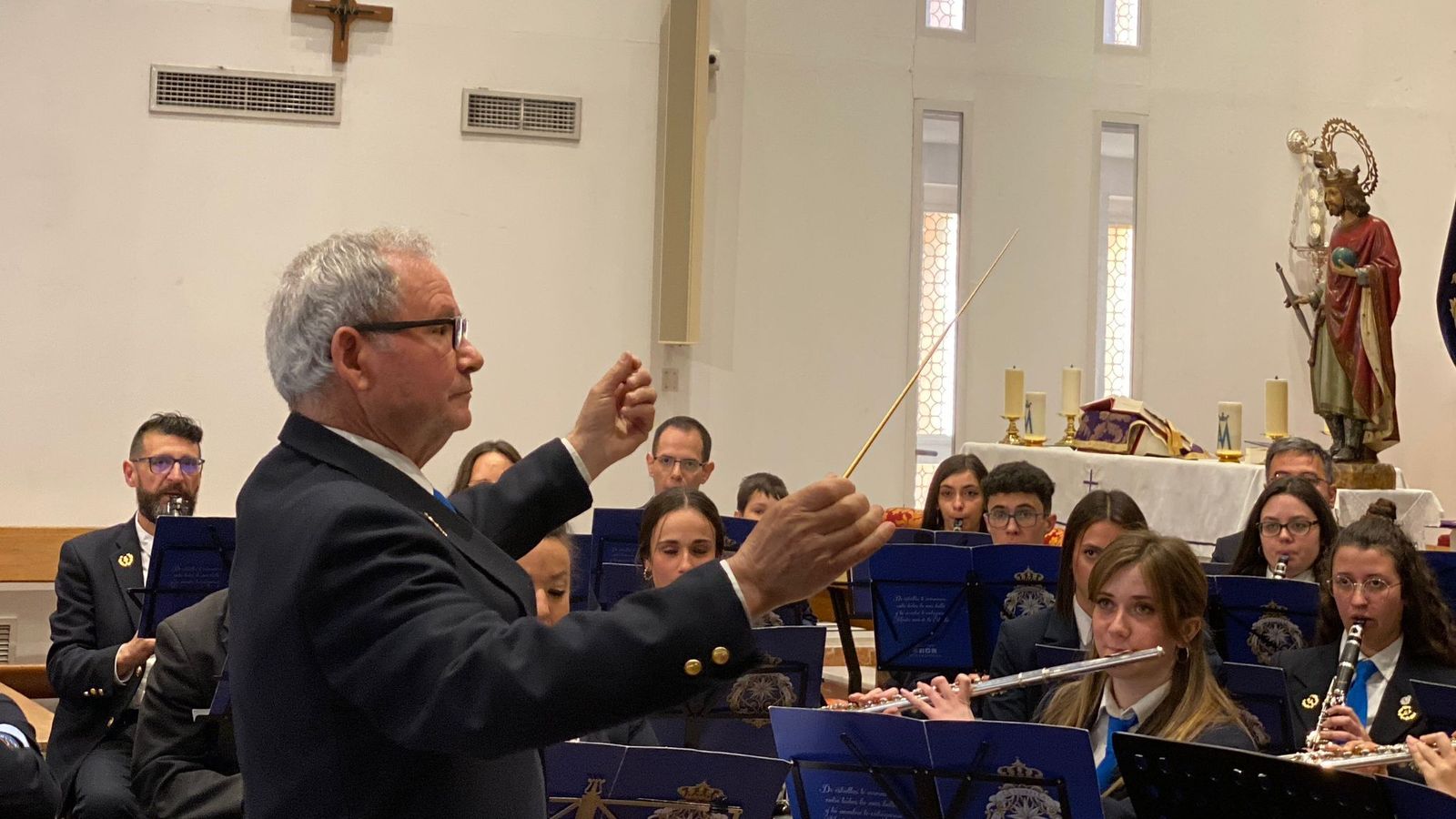 José de la Fuente, durante un momento del concierto.