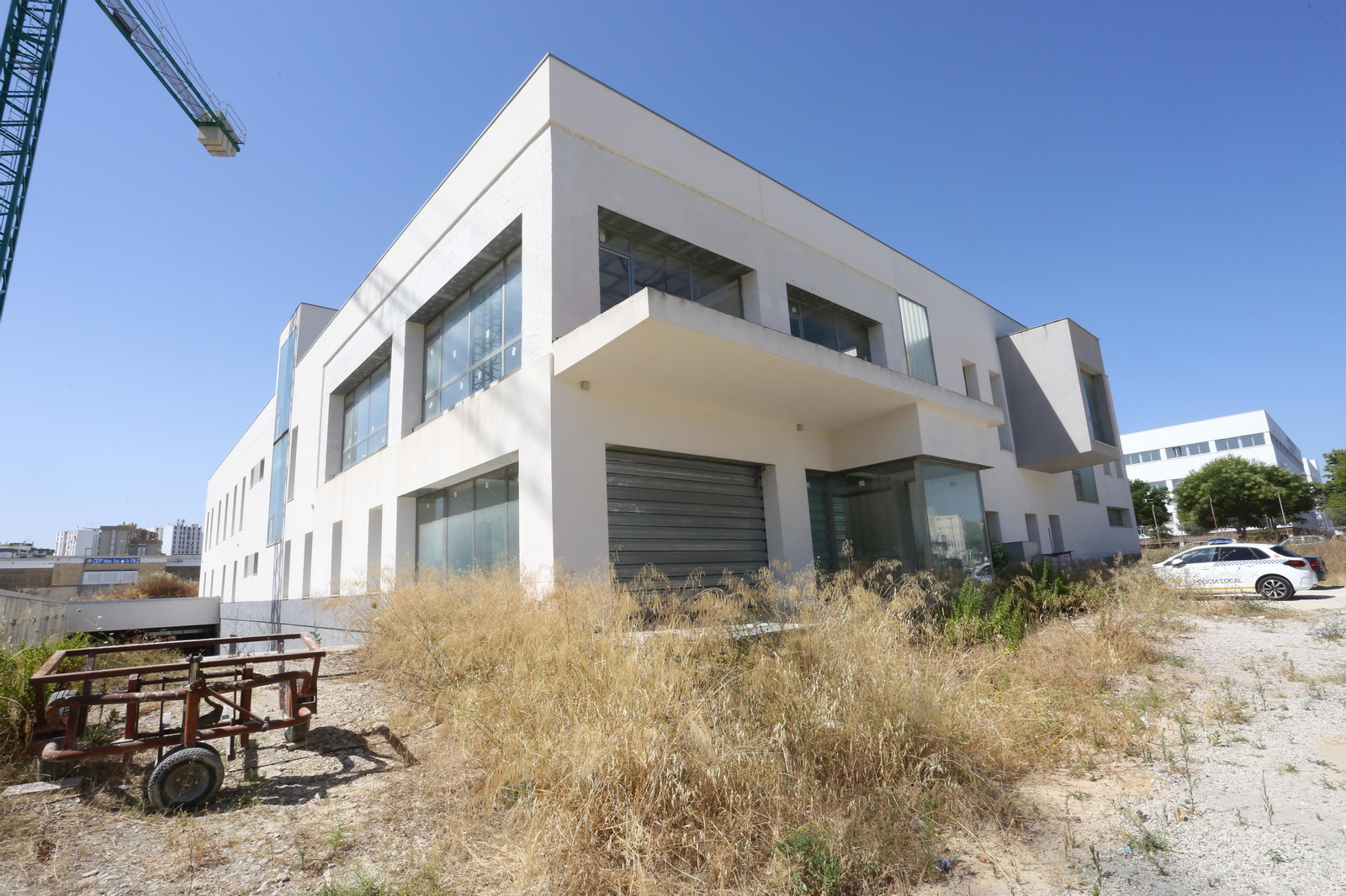 Imagen reciente del edificio de la futura jefatura de Policía Local en La Asunción.