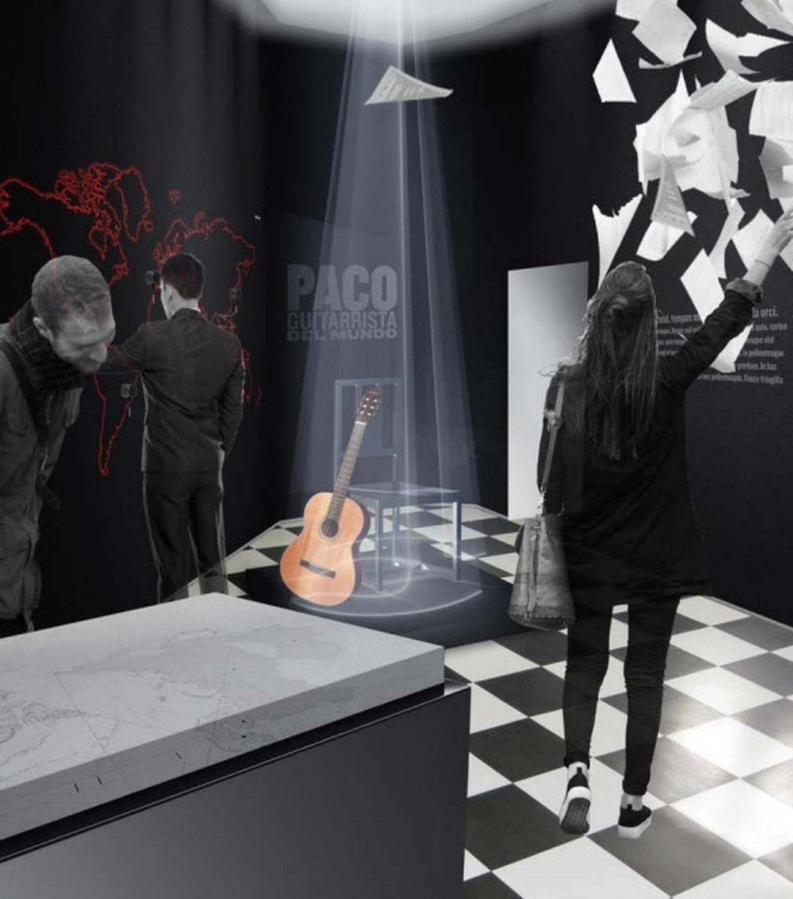 Imagen virtual del proyecto seleccionado para el centro de interpretación Paco de Lucía