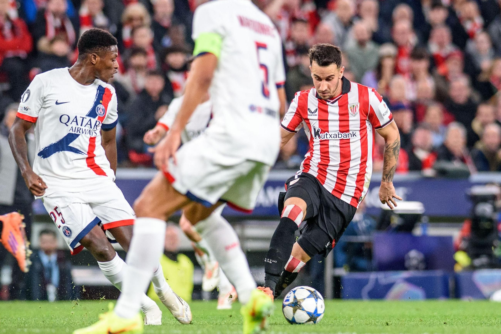 El Athletic Club-PSG, en imágenes