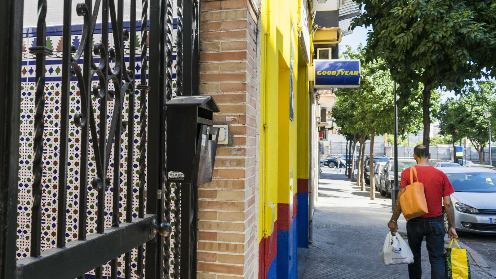 Entorno de la casa de Antonio Mairena en Sevilla.