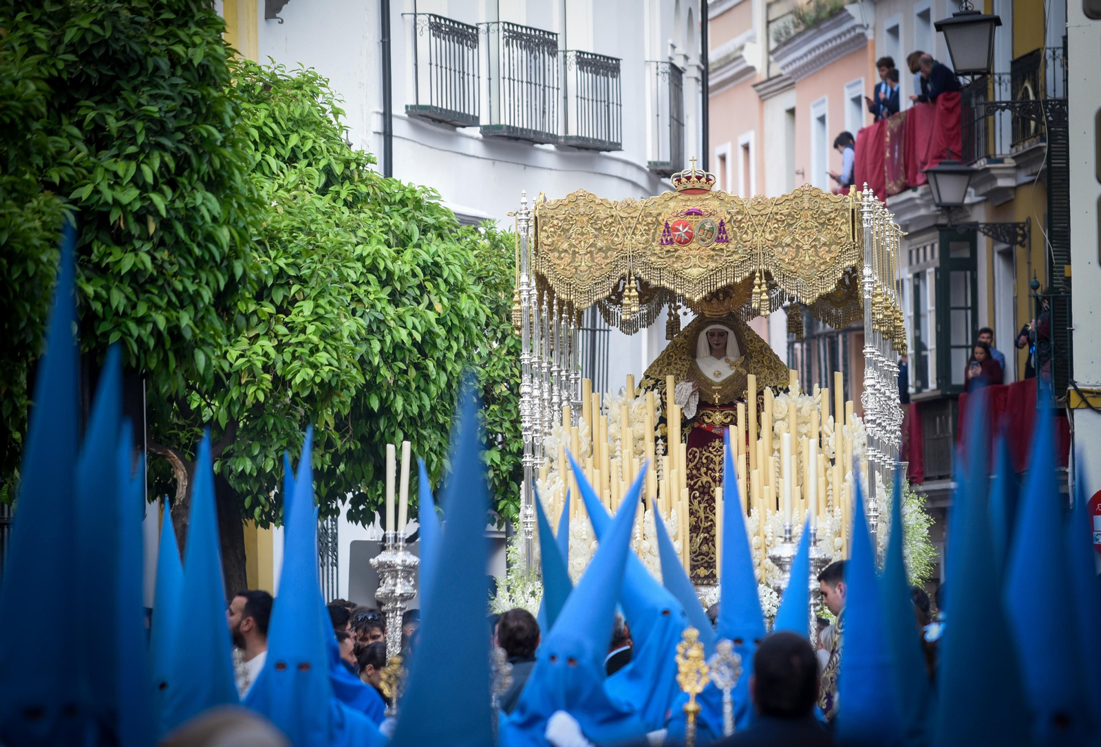 Las imágenes de la Hermandad de San Esteban en la Semana Santa de Sevilla 2024