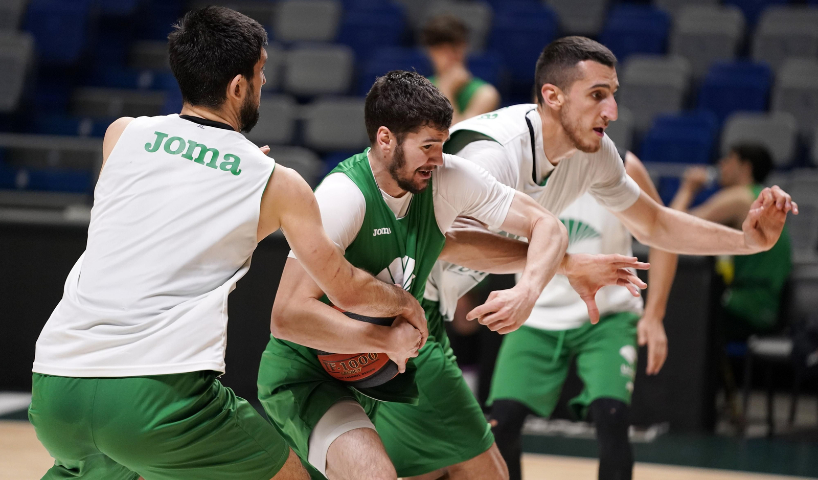 Las fotos del entrenamiento del Unicaja antes de recibir al Baskonia