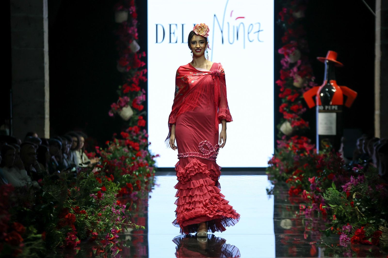 Desfile de Delia Flamenca Pol Núñez en la Pasarela Flamenca Tío Pepe Jerez 2024