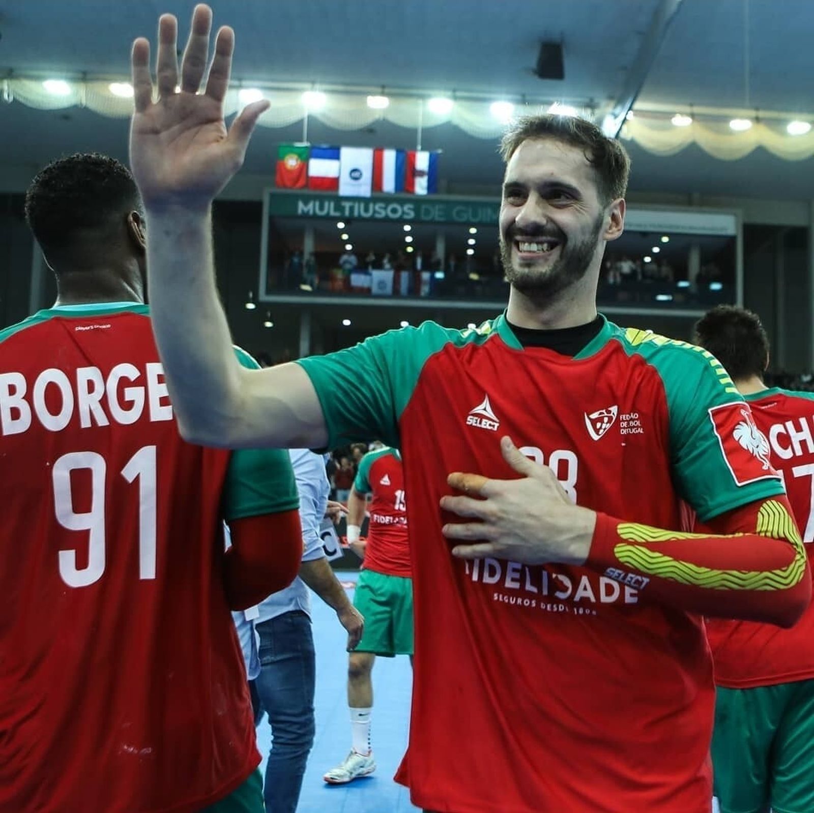 Jorge Da Silva, en un partido con Portugal.