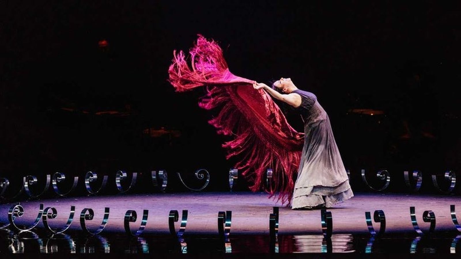 Eva Yerbabuena en una edición pasada de la Bienal de Flamenco