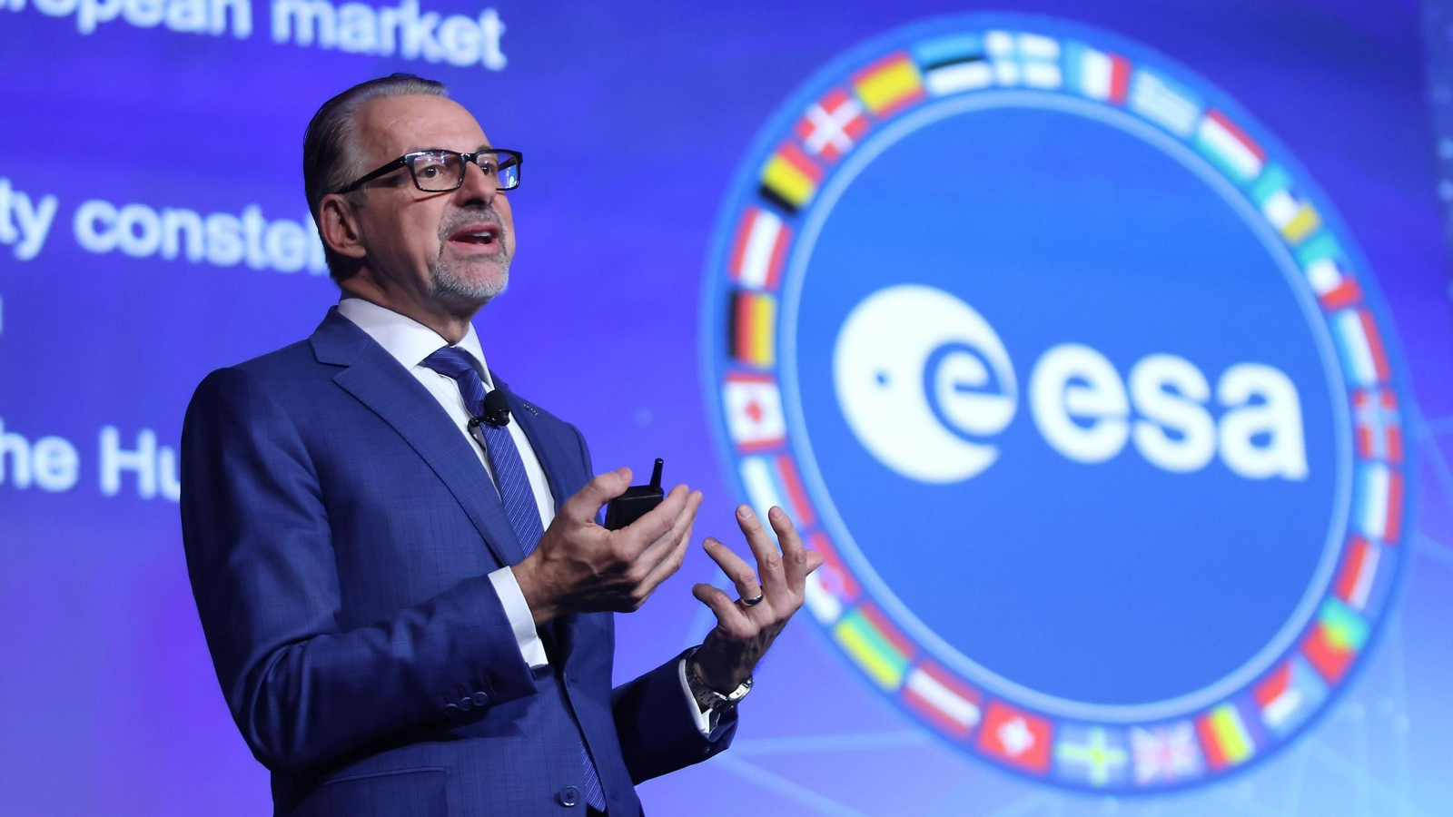 El director general de la Agencia Espacial Europea (ESA), Josef Aschbacher. El director general de la Agencia Espacial Europea (ESA), Josef Aschbacher.