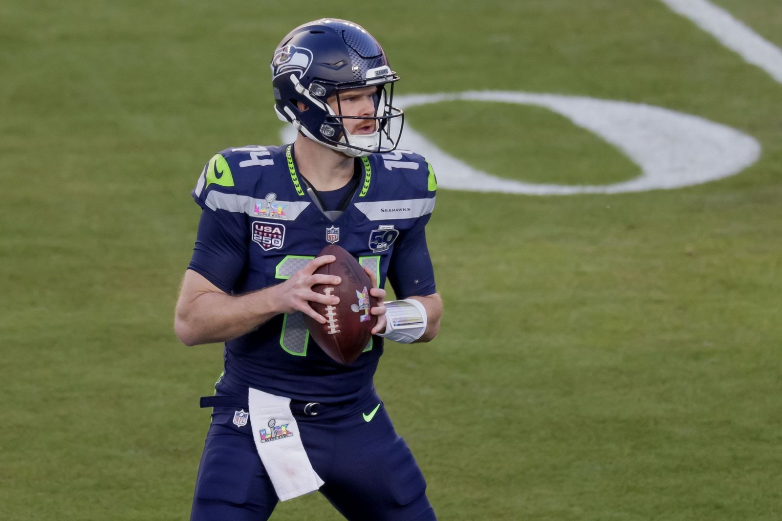 Las mejores fotos de la Super Bowl con la actuación de Bad Bunny