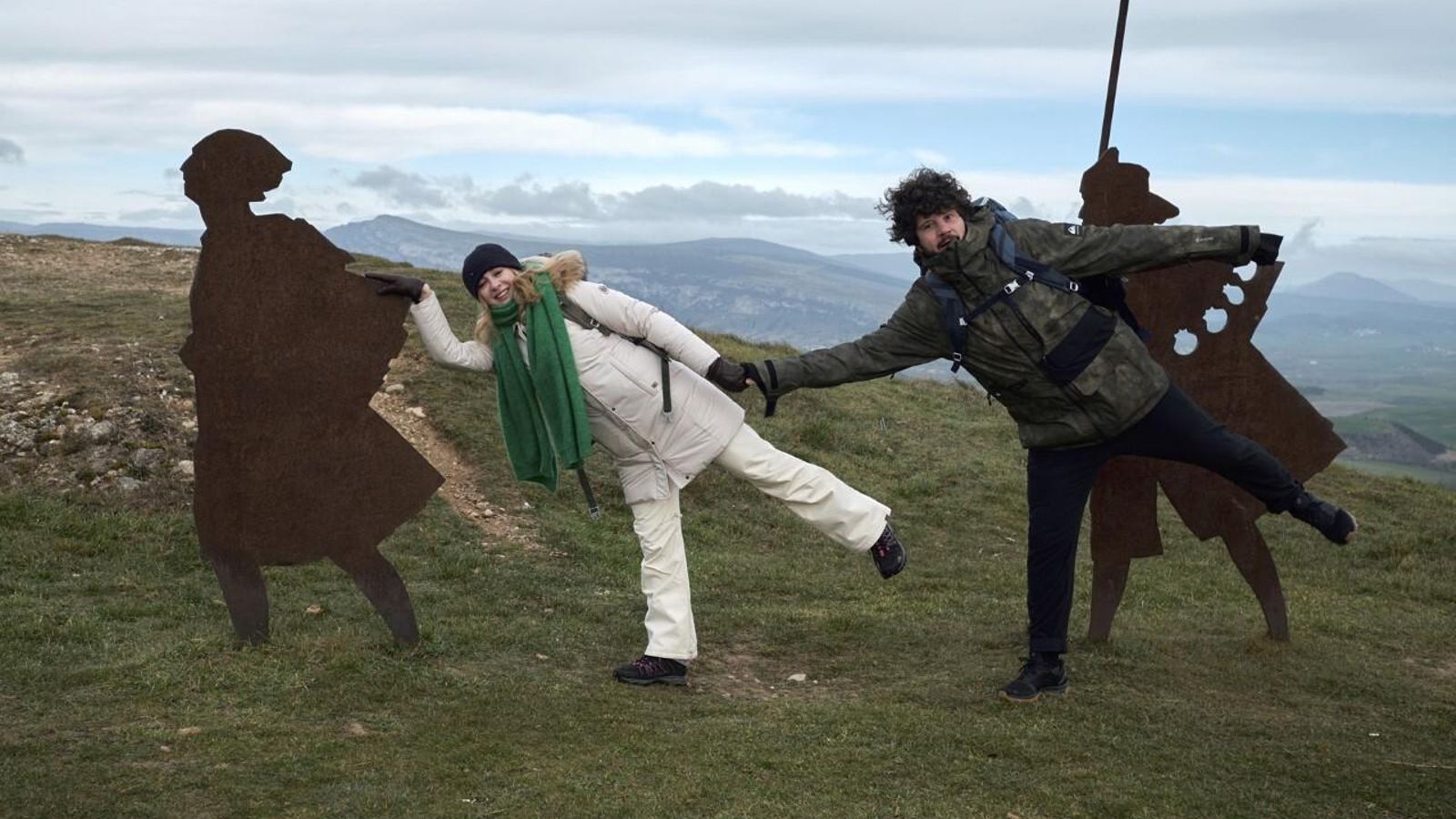 Marta Hazas y Xosé Touriñán en 'Rutas bizarras'