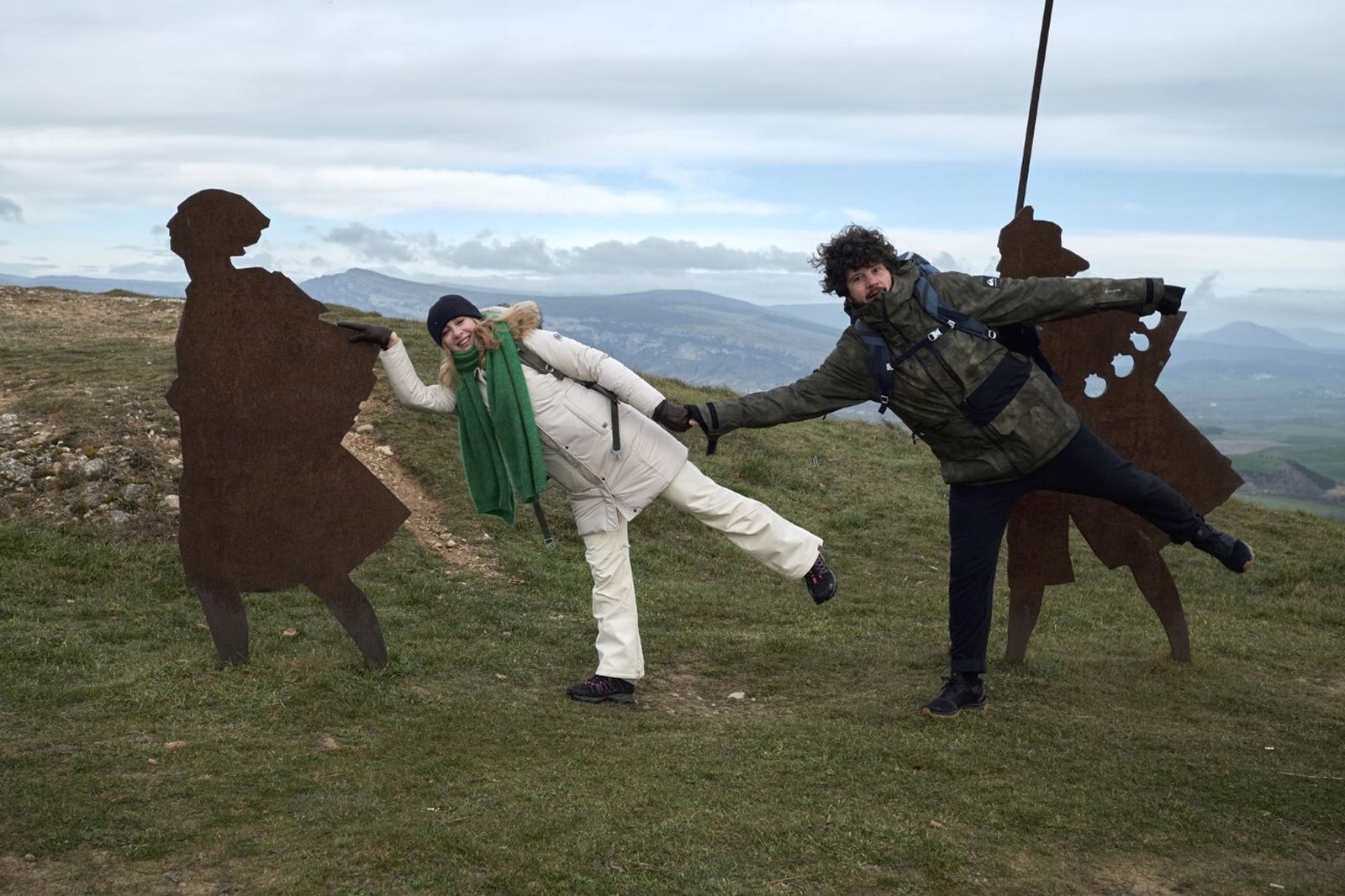 Marta Hazas y Xosé Touriñán en 'Rutas bizarras'