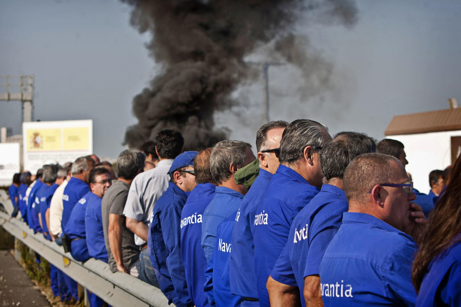 Imagen de archivo de la plantilla de Navantia en Puerto Real