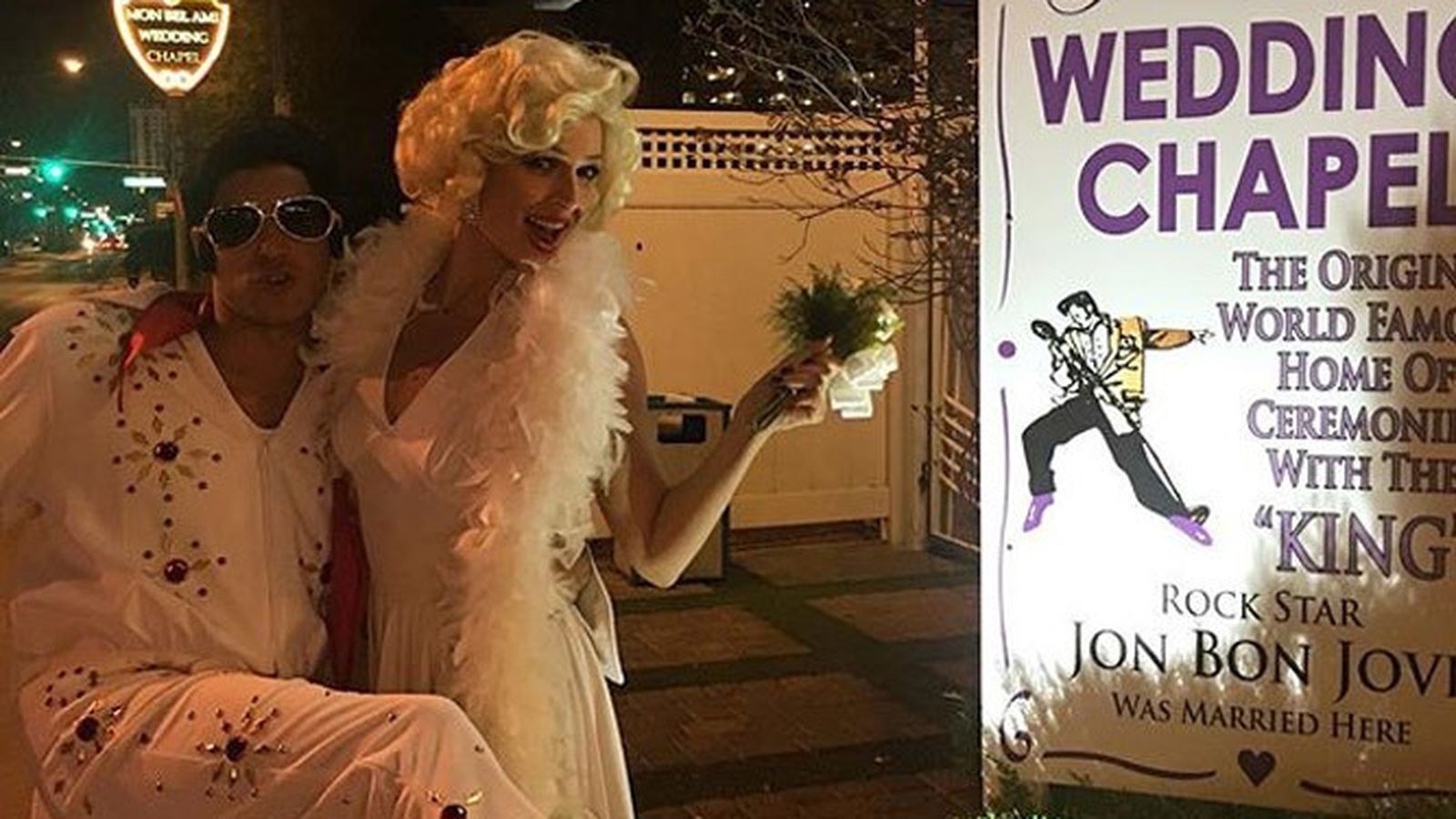 Eva y Cayetano, boda en Las Vegas.