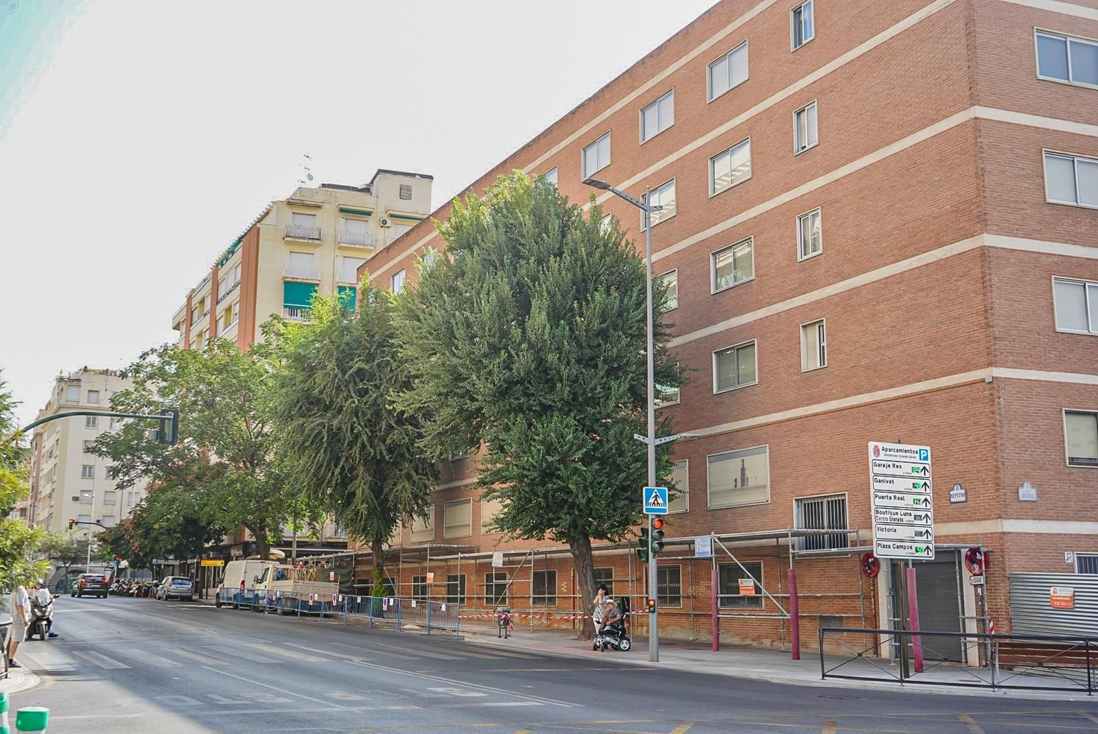 Colegio mayor Cardenal Cisneros, en obras.