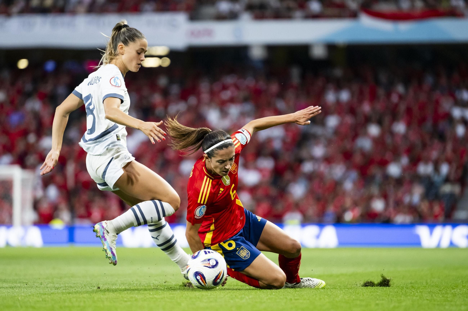 Las mejores fotos del España - Suiza en la Eurocopa femenina