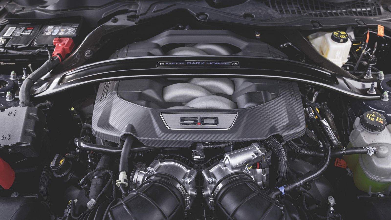 El motor de los Mustang que se van a traer a España es siempre un 5.0 V8, aunque con una ligera diferencia de potencia según el acabado de que se trate. El motor de los Mustang que se van a traer a España es siempre un 5.0 V8, aunque con una ligera diferencia de potencia según el acabado de que se trate.