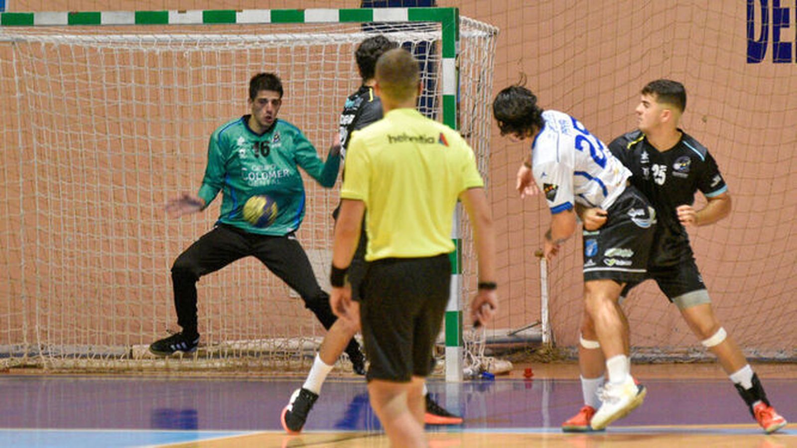 Juani Villarreal, en un partido con el Ciudad de Algeciras