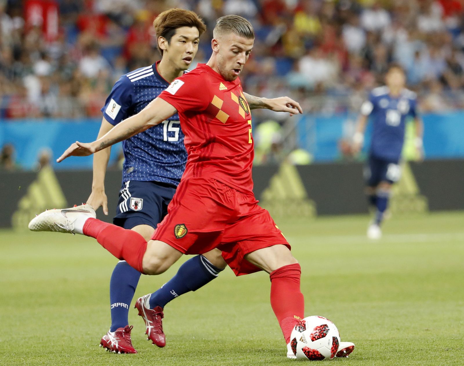 Las imágenes del Bélgica-Japón
