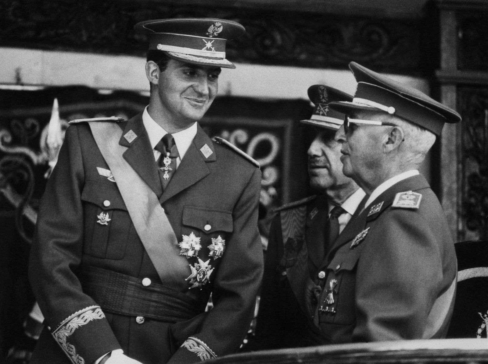 El Rey Juan Carlos, con Franco en 1969
