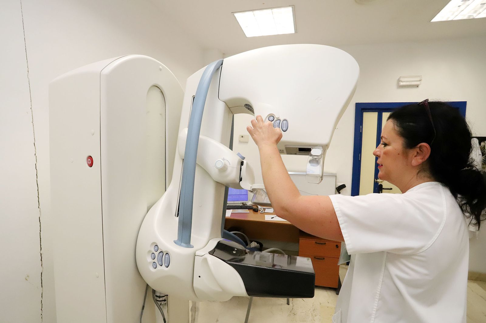 Imagen de archivo de un mamógrafo.