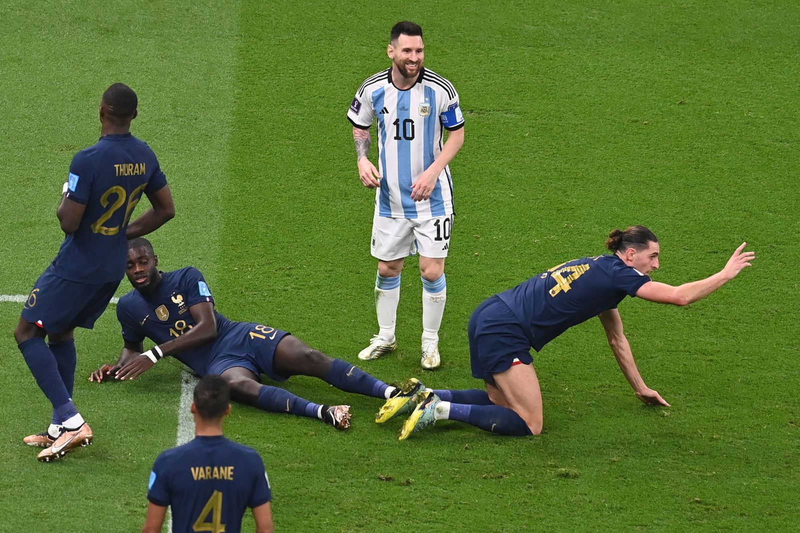 Las imágenes del Argentina-Francia