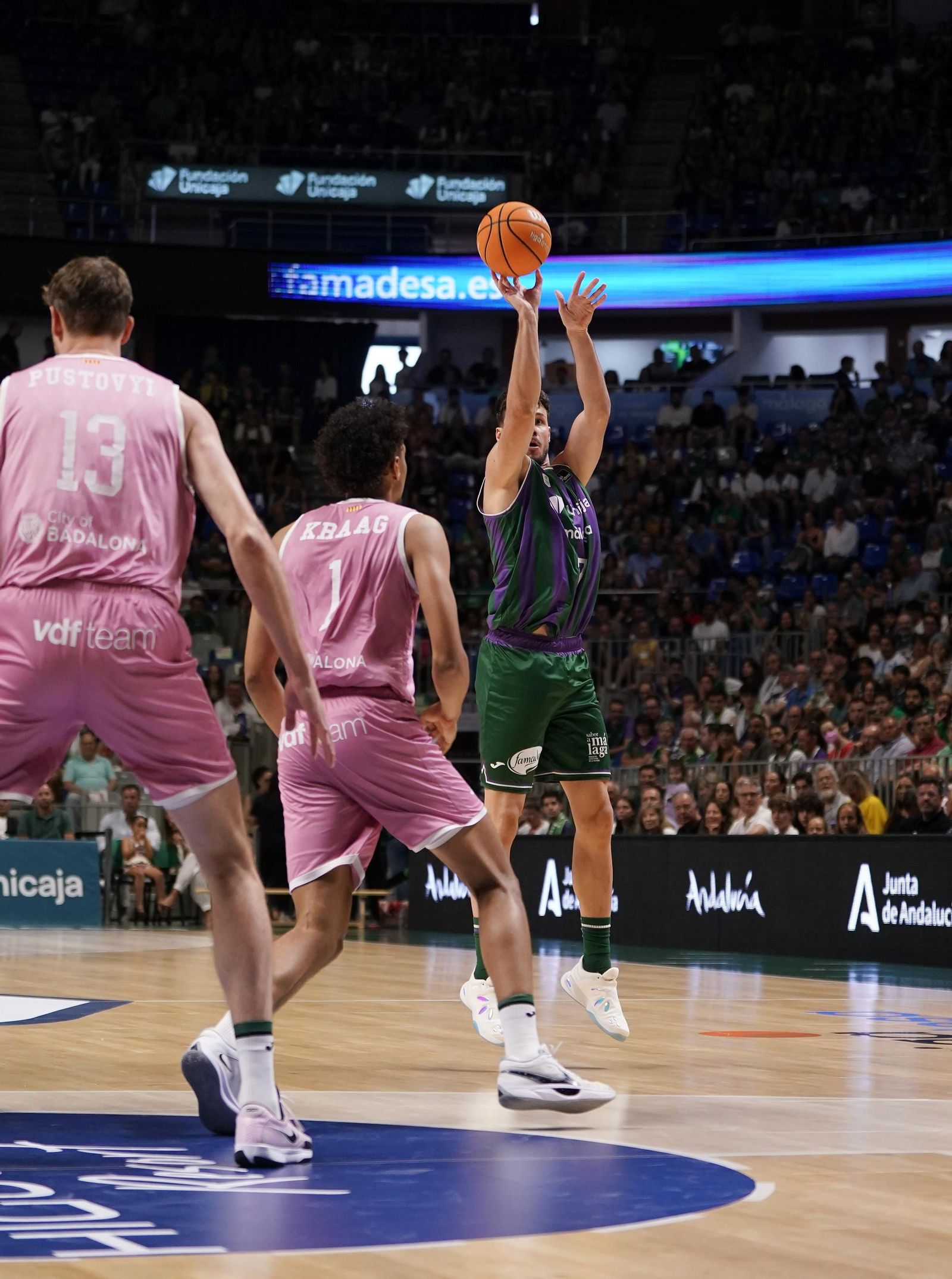 El Unicaja-Joventut, en fotos