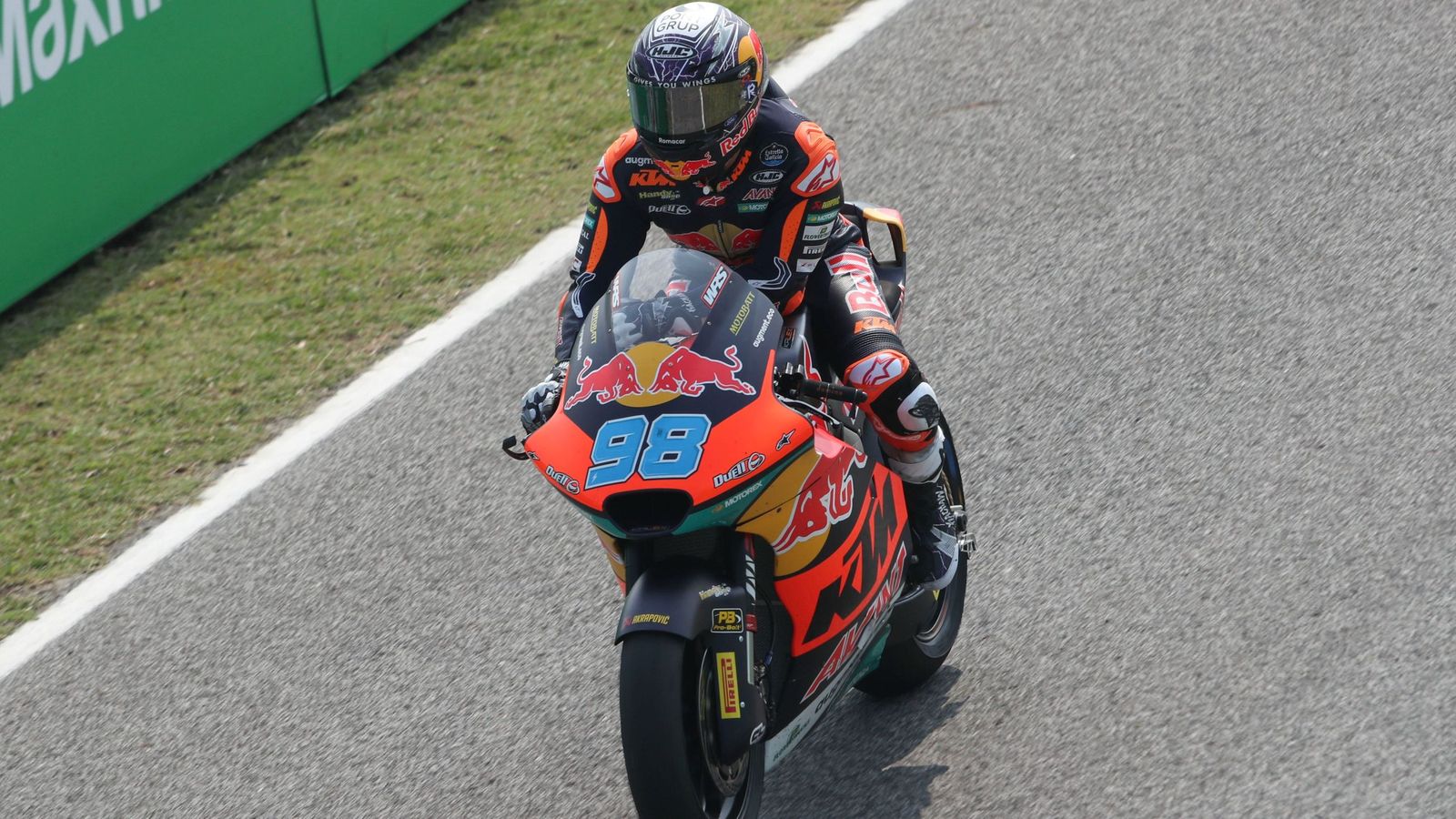 José Antonio Rueda durante el Gran Premio de Tailandia.