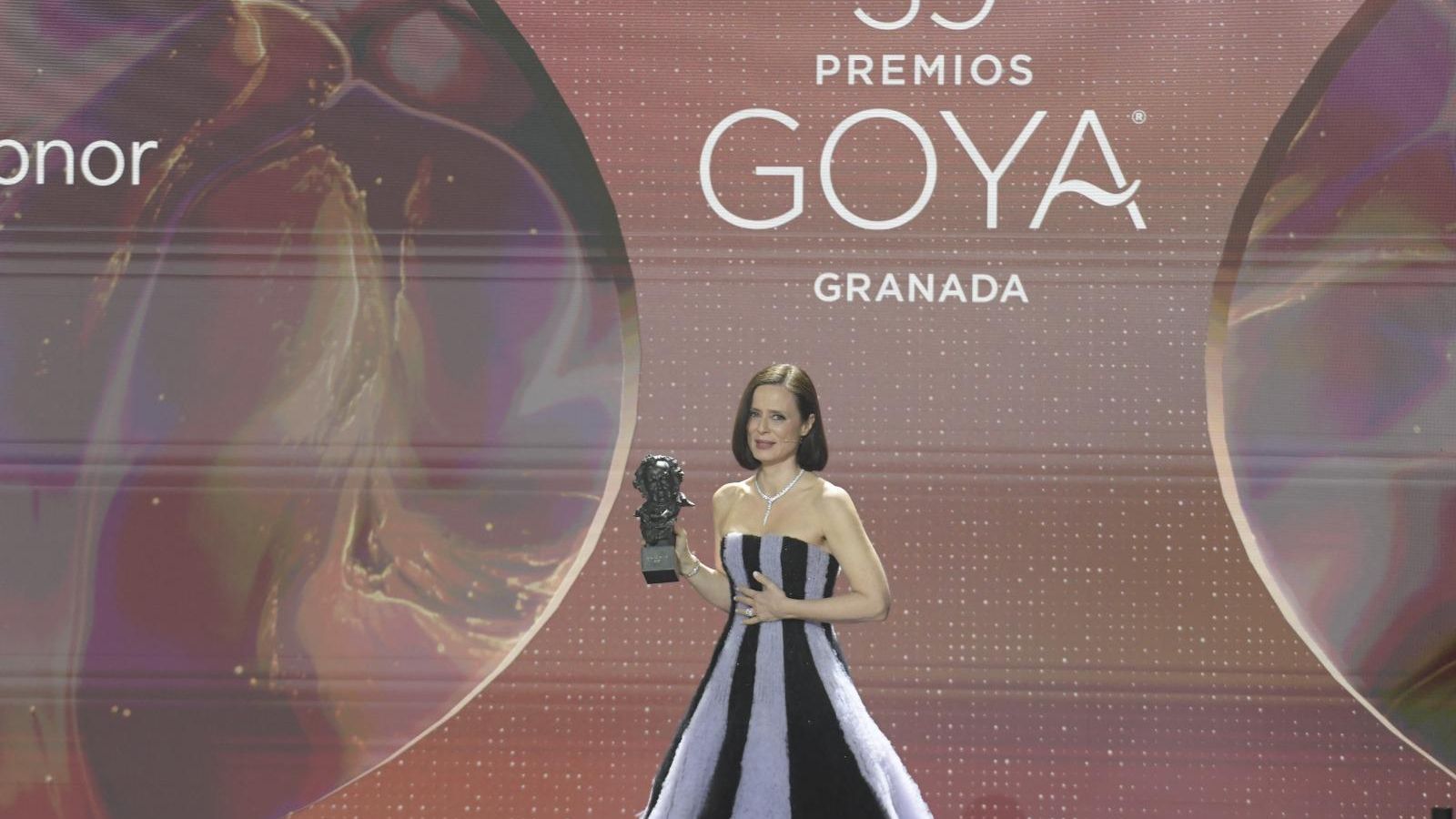 Aitana Sánchez Gijón recogió su Goya de Honor.