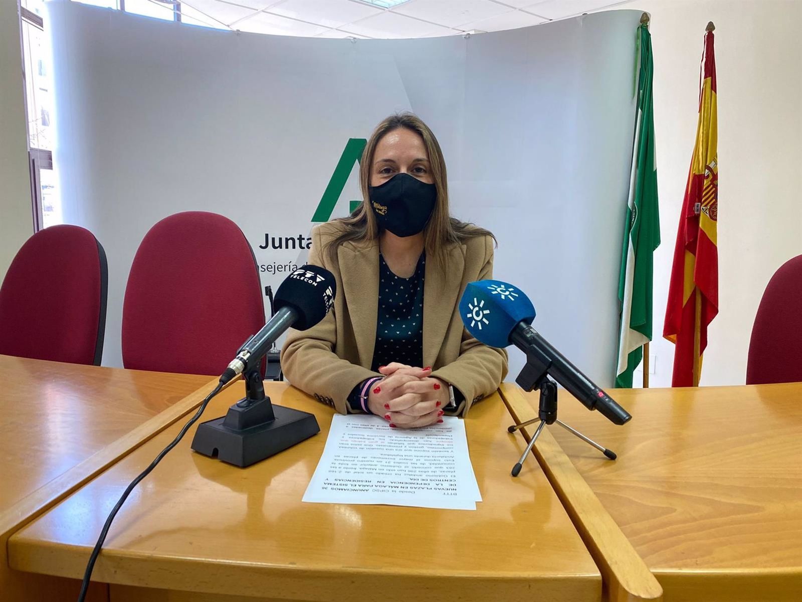 La delegada de Igualdad, Políticas Sociales y Conciliación en Málaga