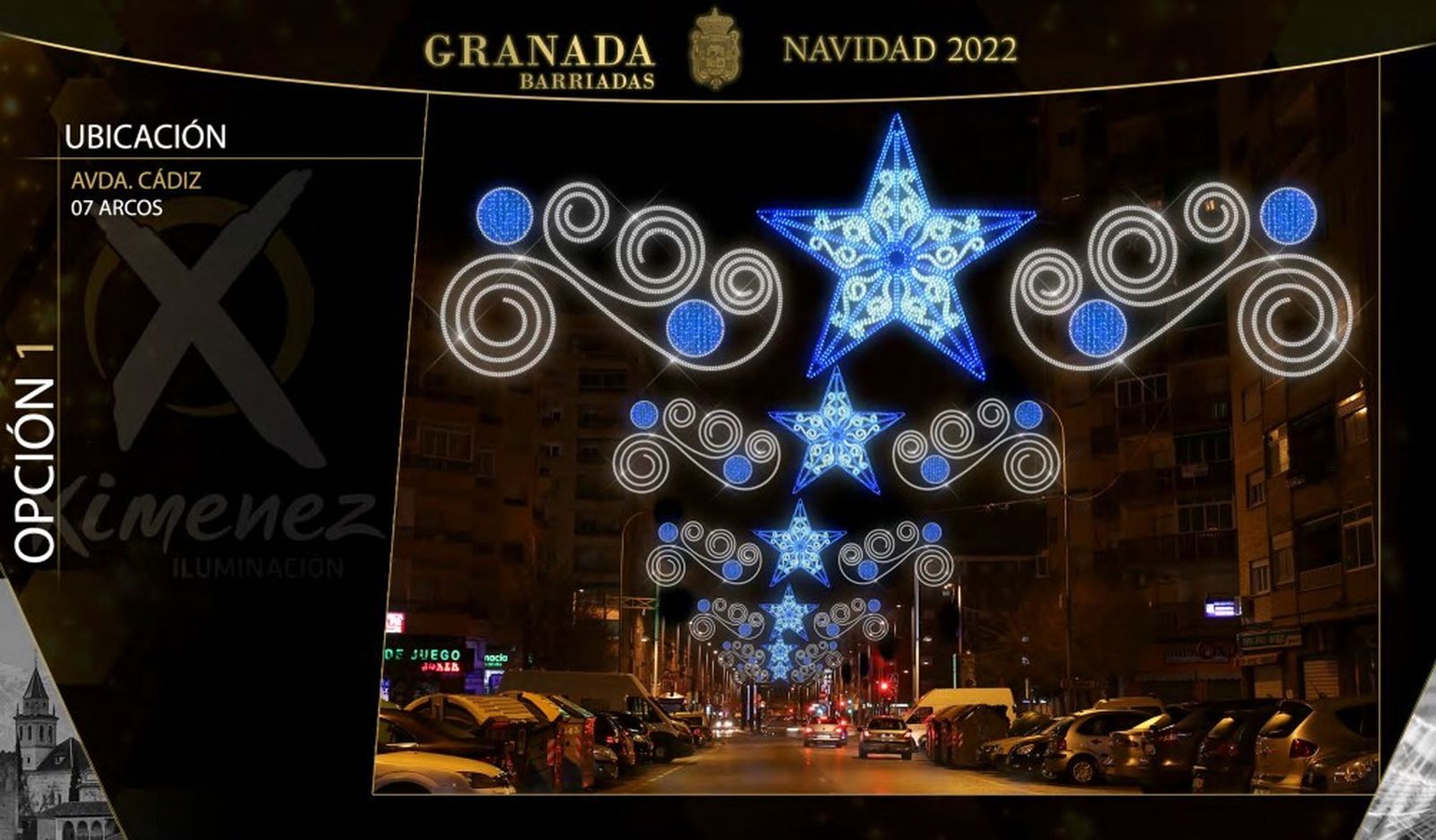 Estas son las luces de Navidad de los barrios de Granada, calle por calle