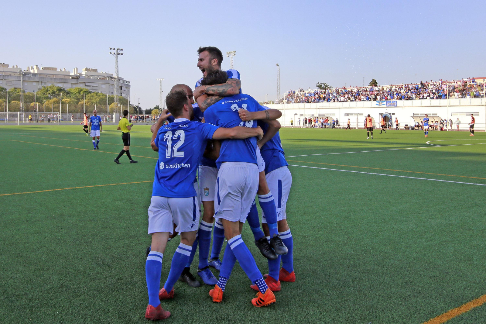 Imágenes del Xerez CD y UB Lebrijana en La Granja