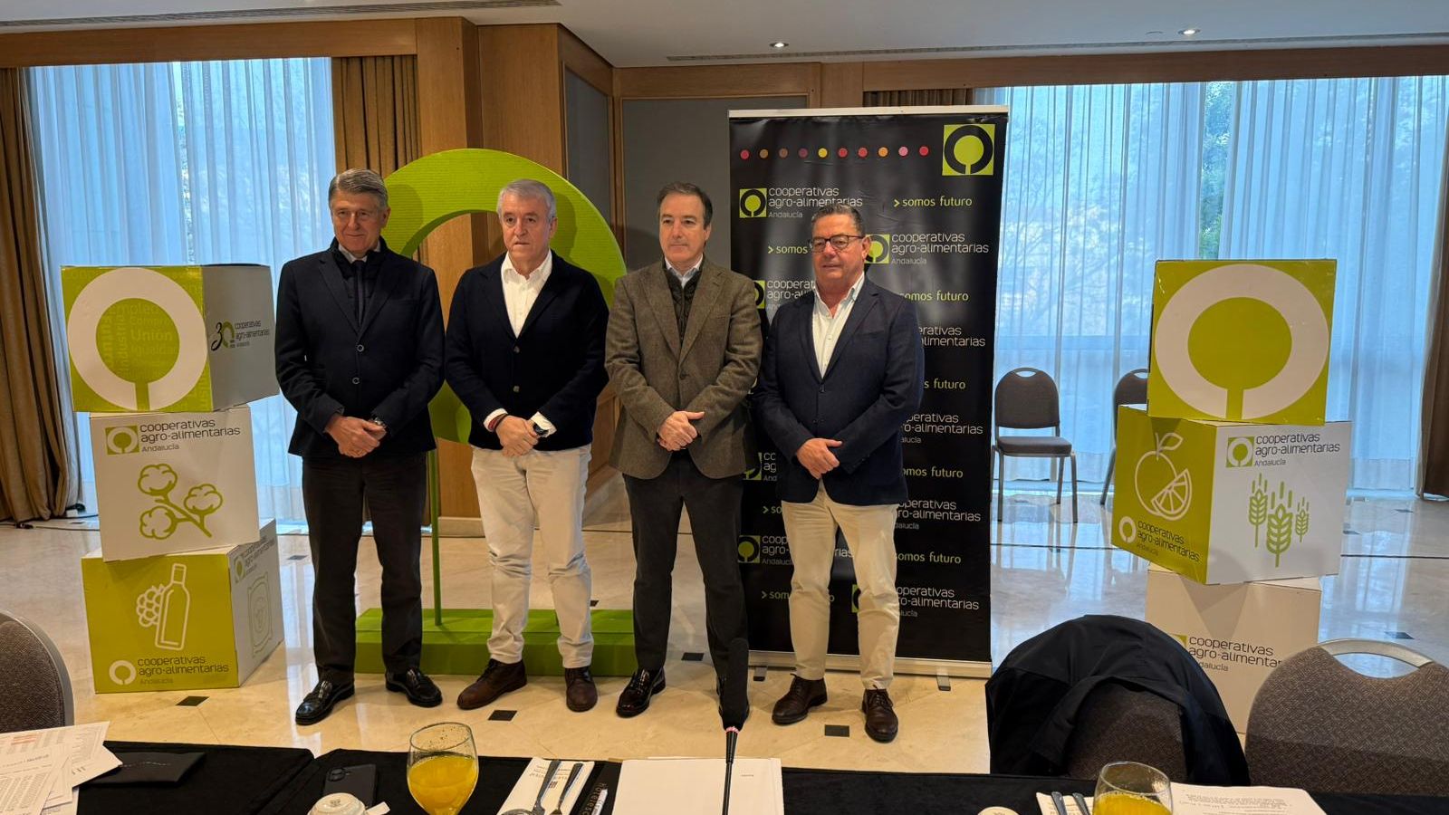 Rafael Sánchez de Puerta, Cristobal Gallego, Jaime Martínez-Conradi y Gabriel Cabello