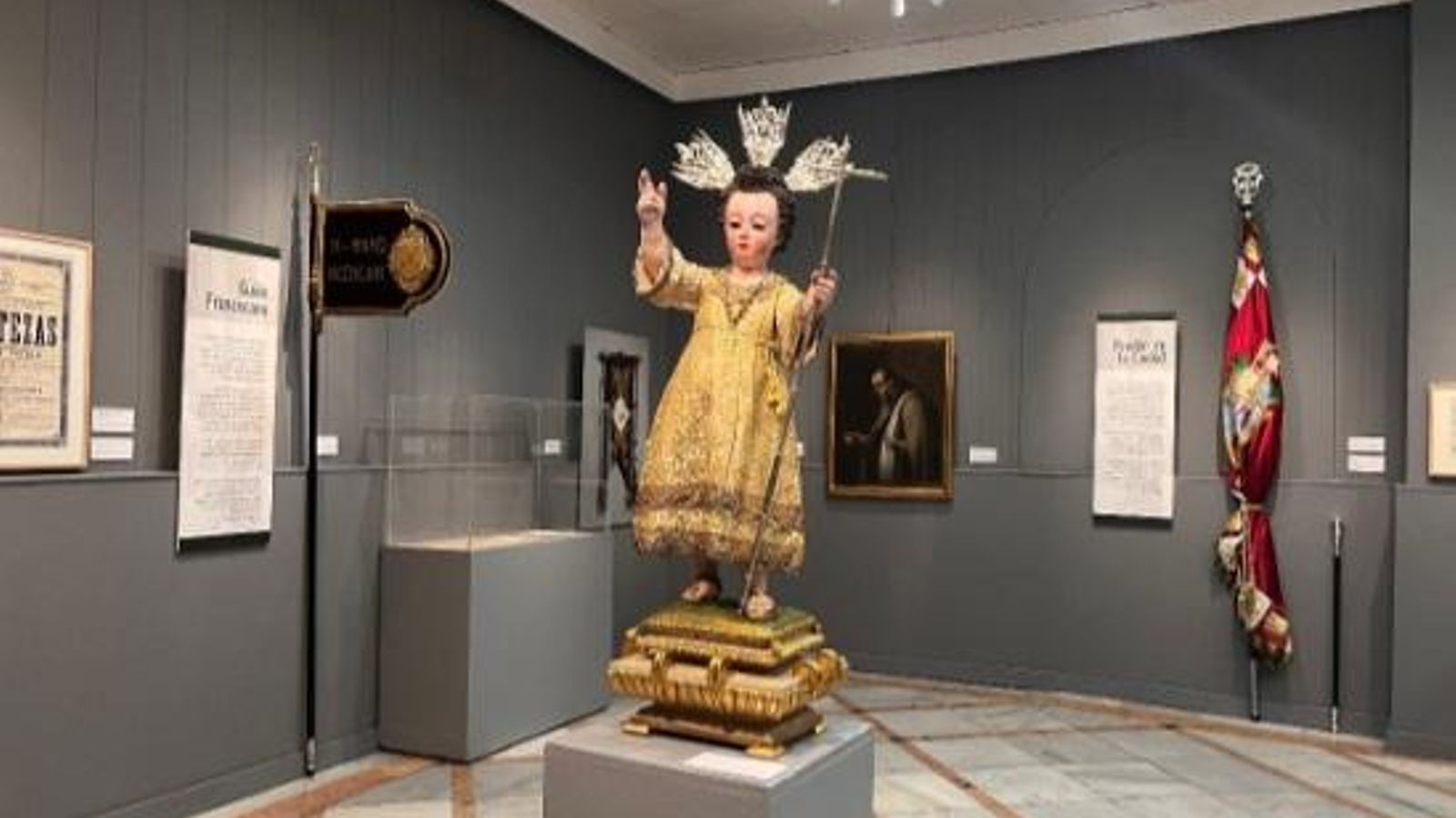 Una de las salas expositivas de esta muestra