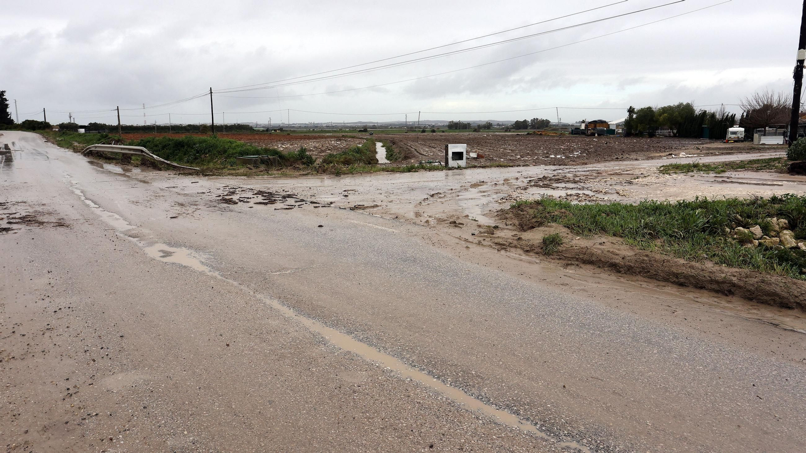 Imágenes del temporal de viento y lluvia en Jerez