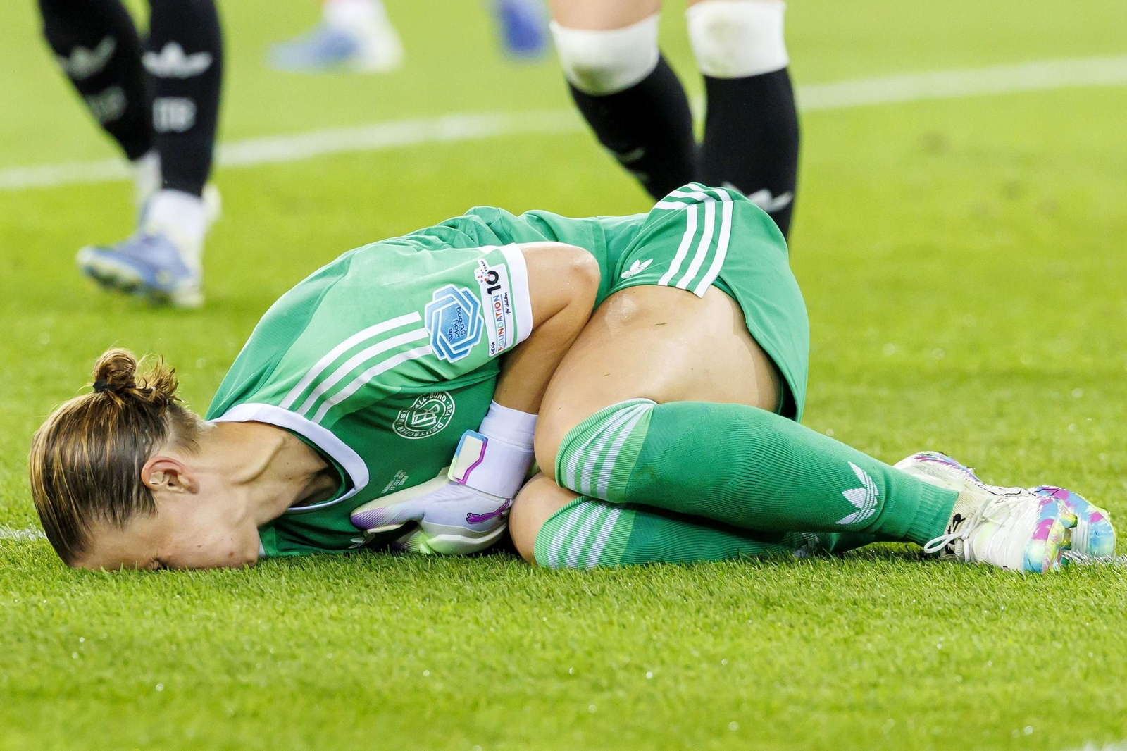 Las mejores imágenes de la semifinal Alemania-España de la Eurocopa femenina