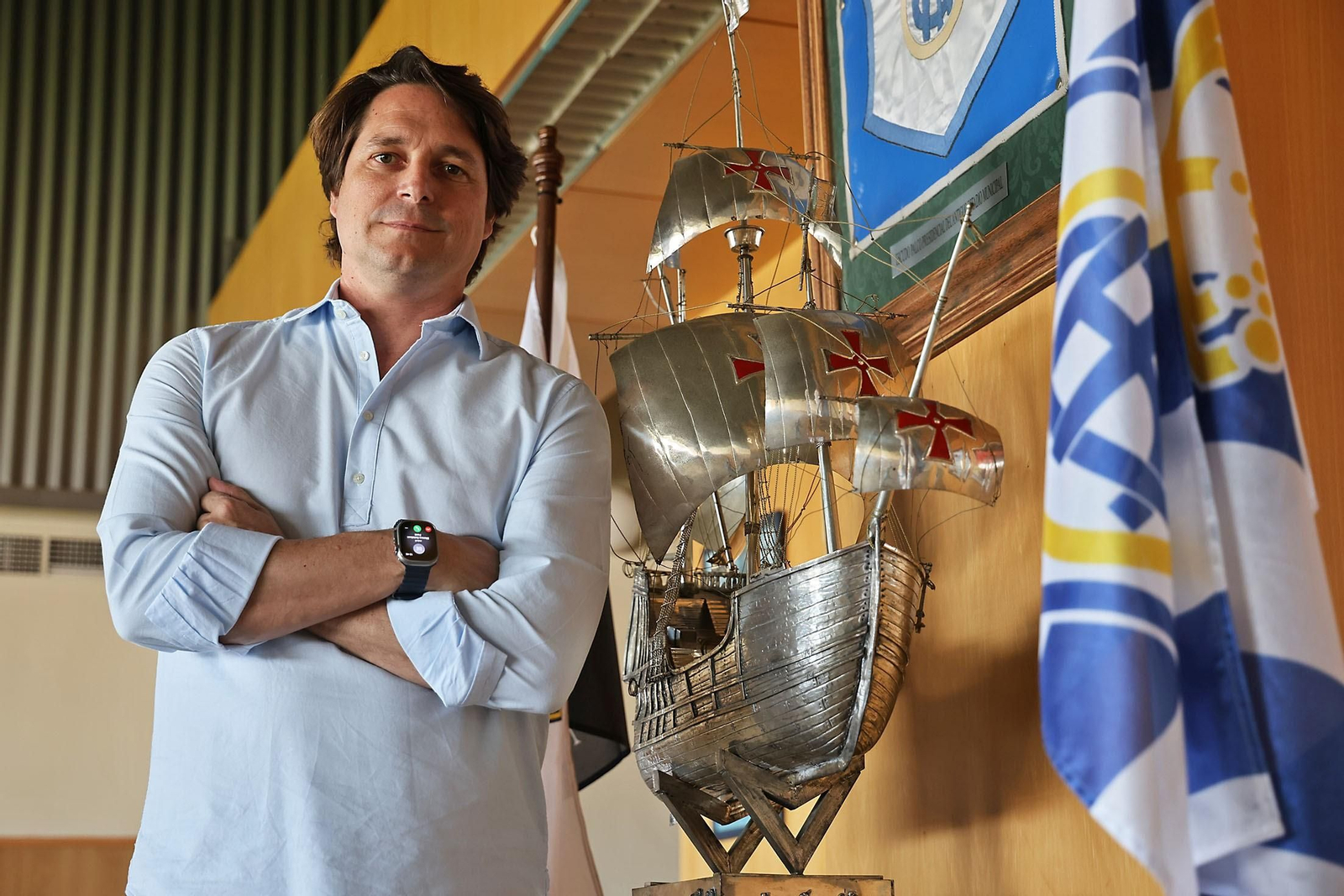 Adrián Fernández posa para Huelva Información.