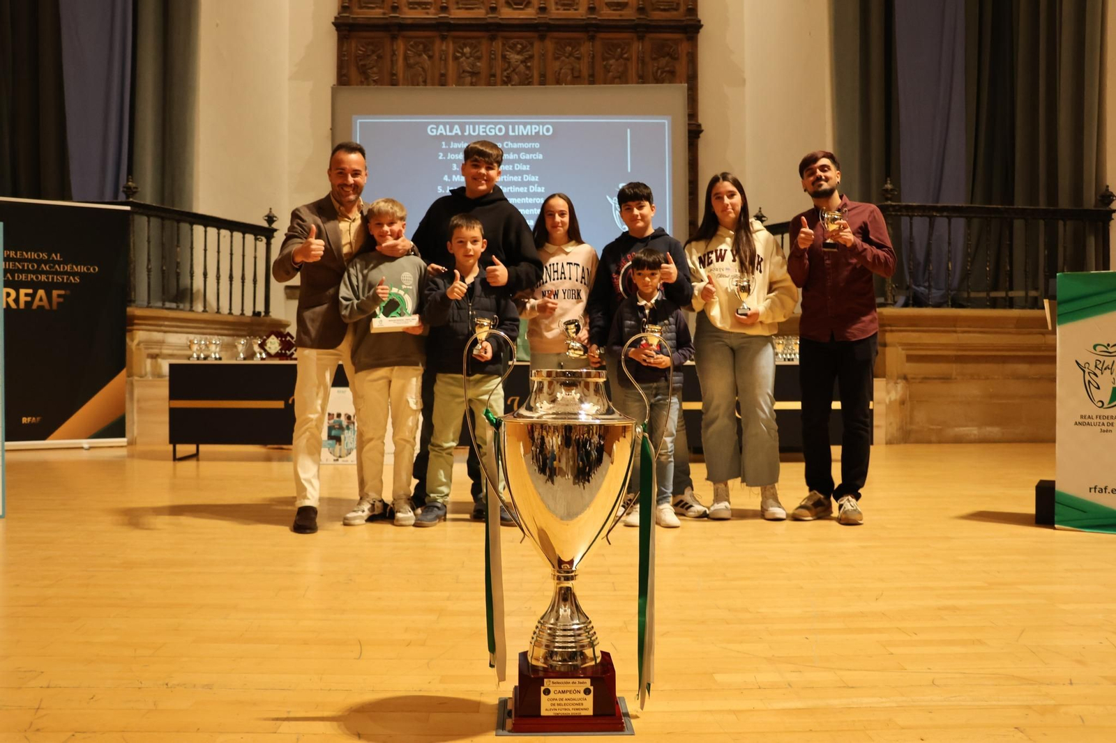 La gala Juego Limpio 2024-2025 de la Federación Jiennense de Fútbol, en imágenes