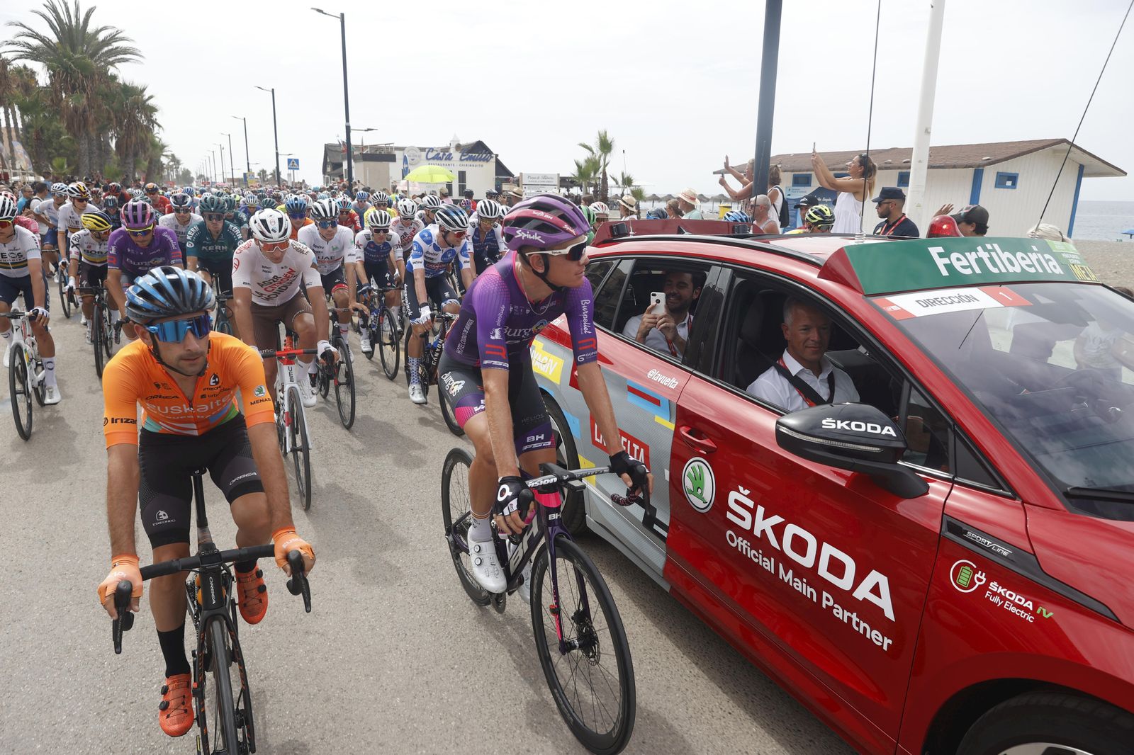 Las fotos de la etapa de la Vuelta que acabó en Sierra Bermeja